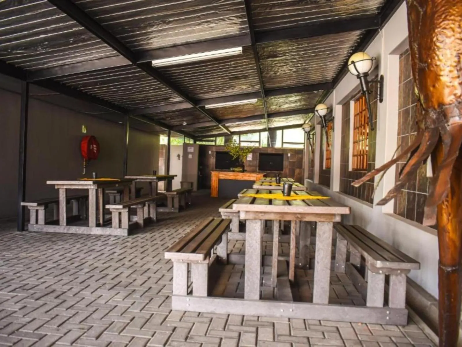Dining area in Amabutho Warrior Lodge