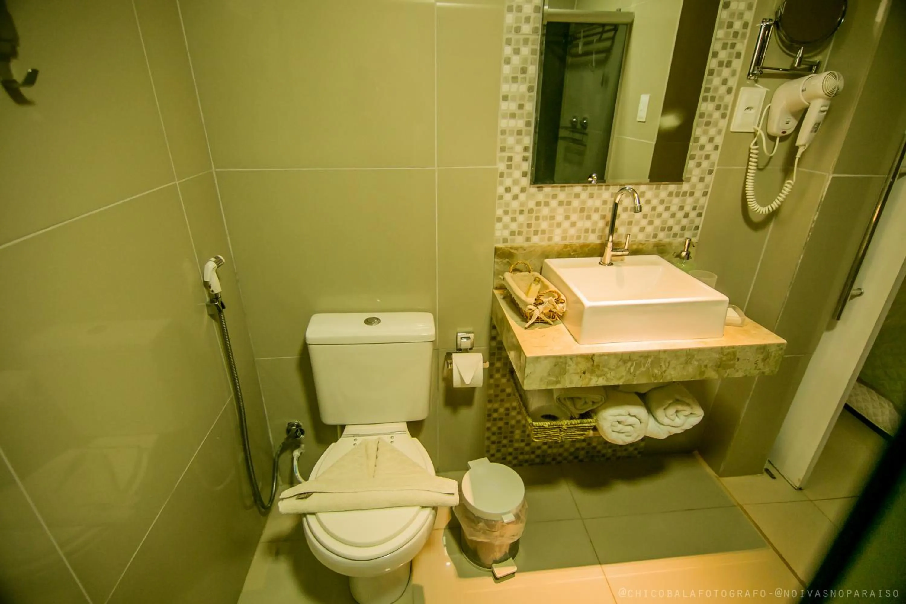 Shower in Pousada Del Mares