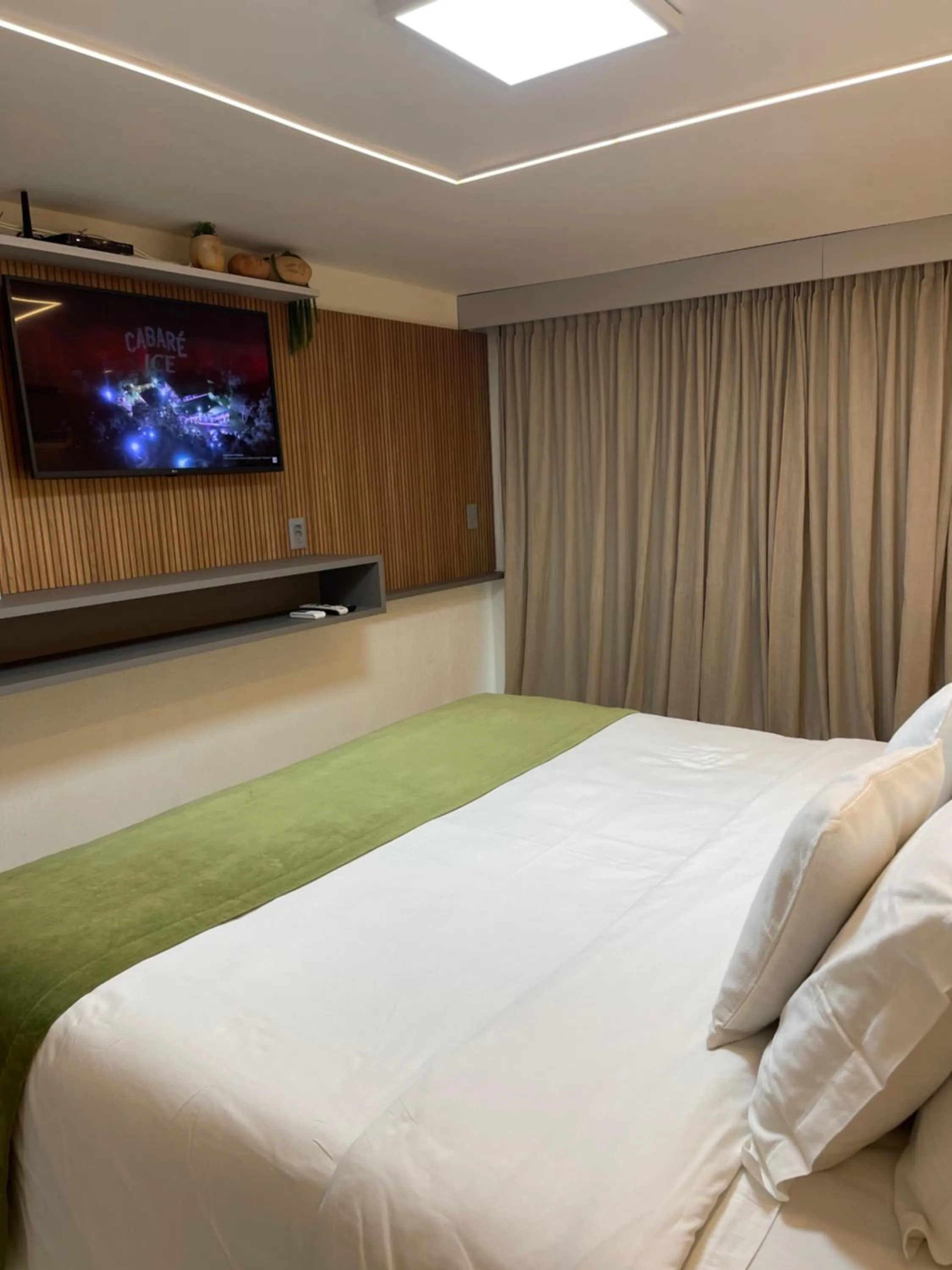 Bed in Pousada Del Mares