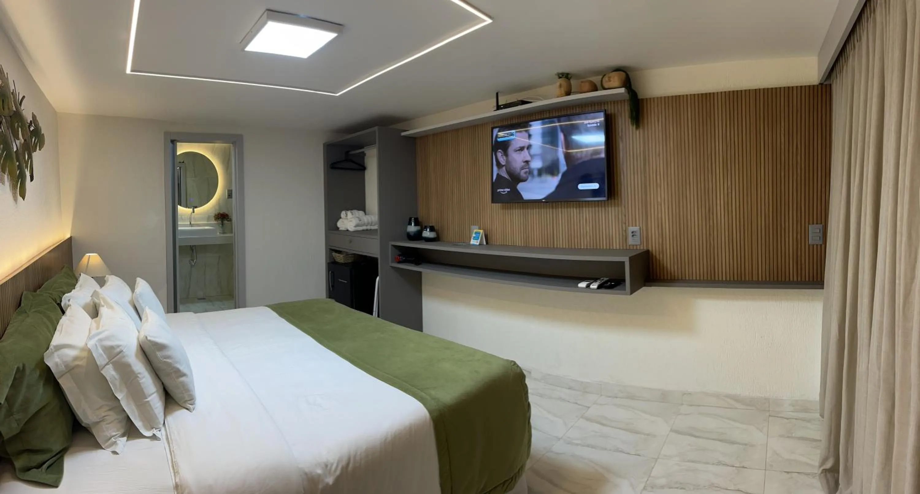 Bed in Pousada Del Mares