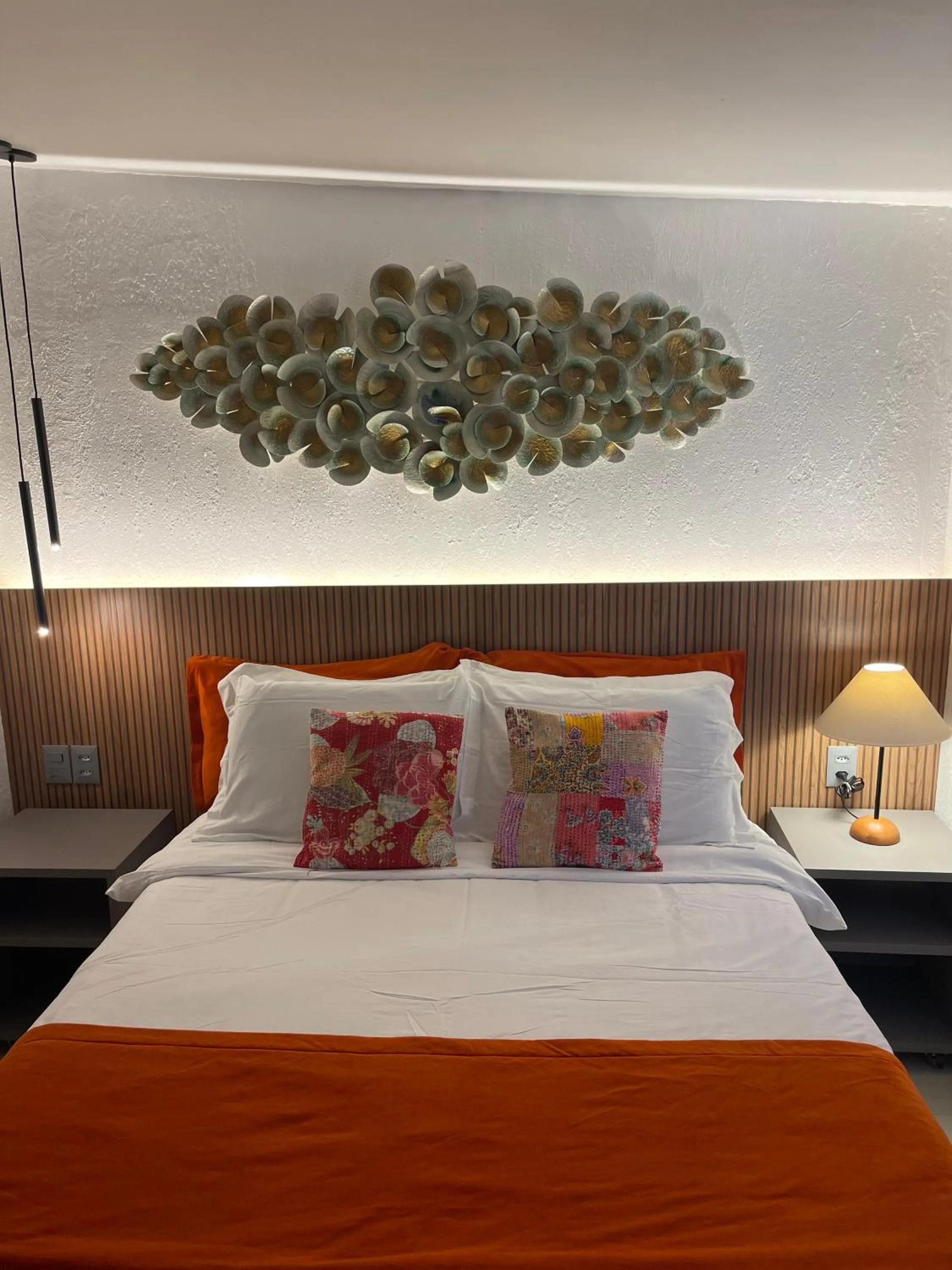 Bed in Pousada Del Mares