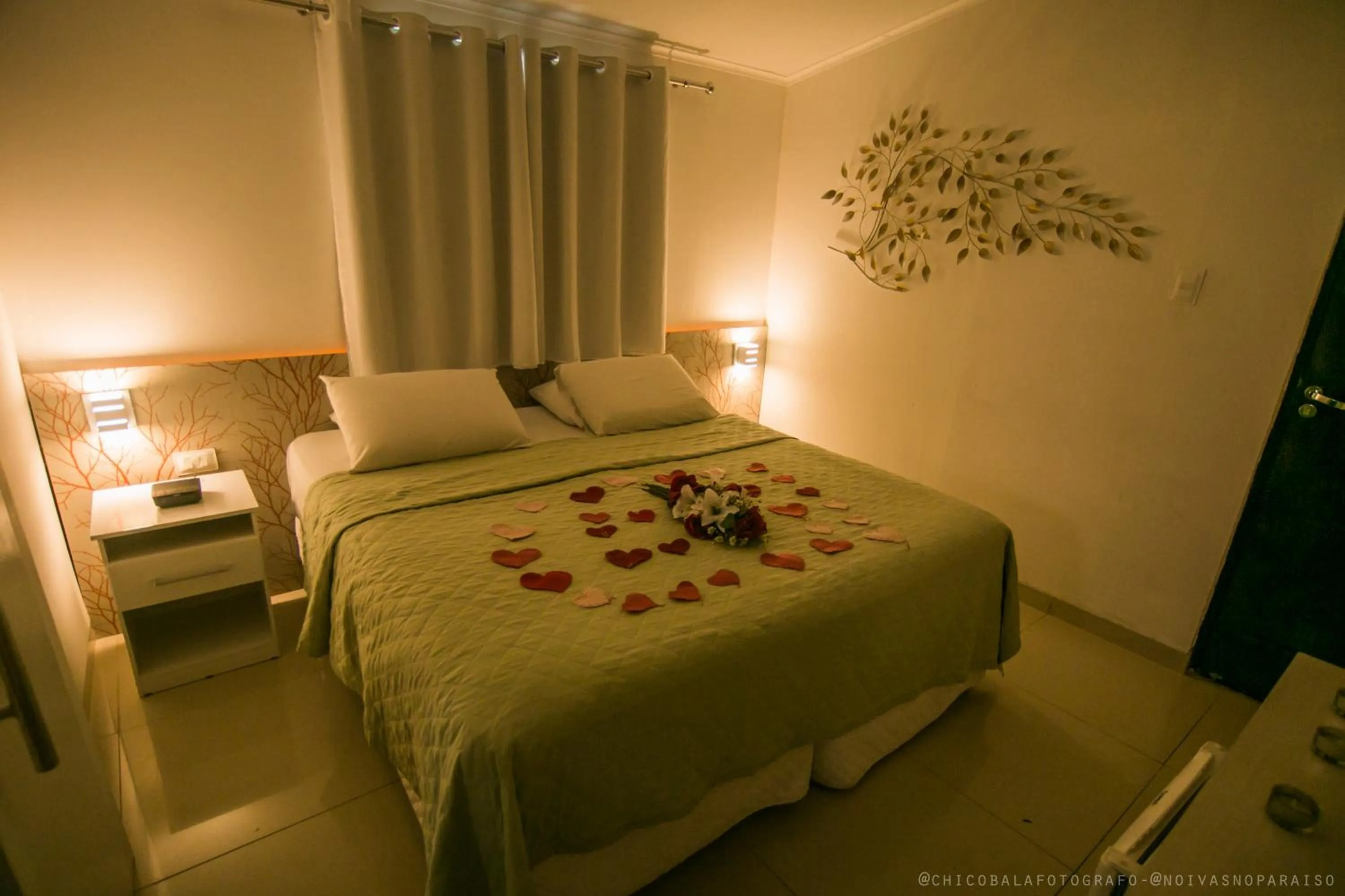 Bed in Pousada Del Mares