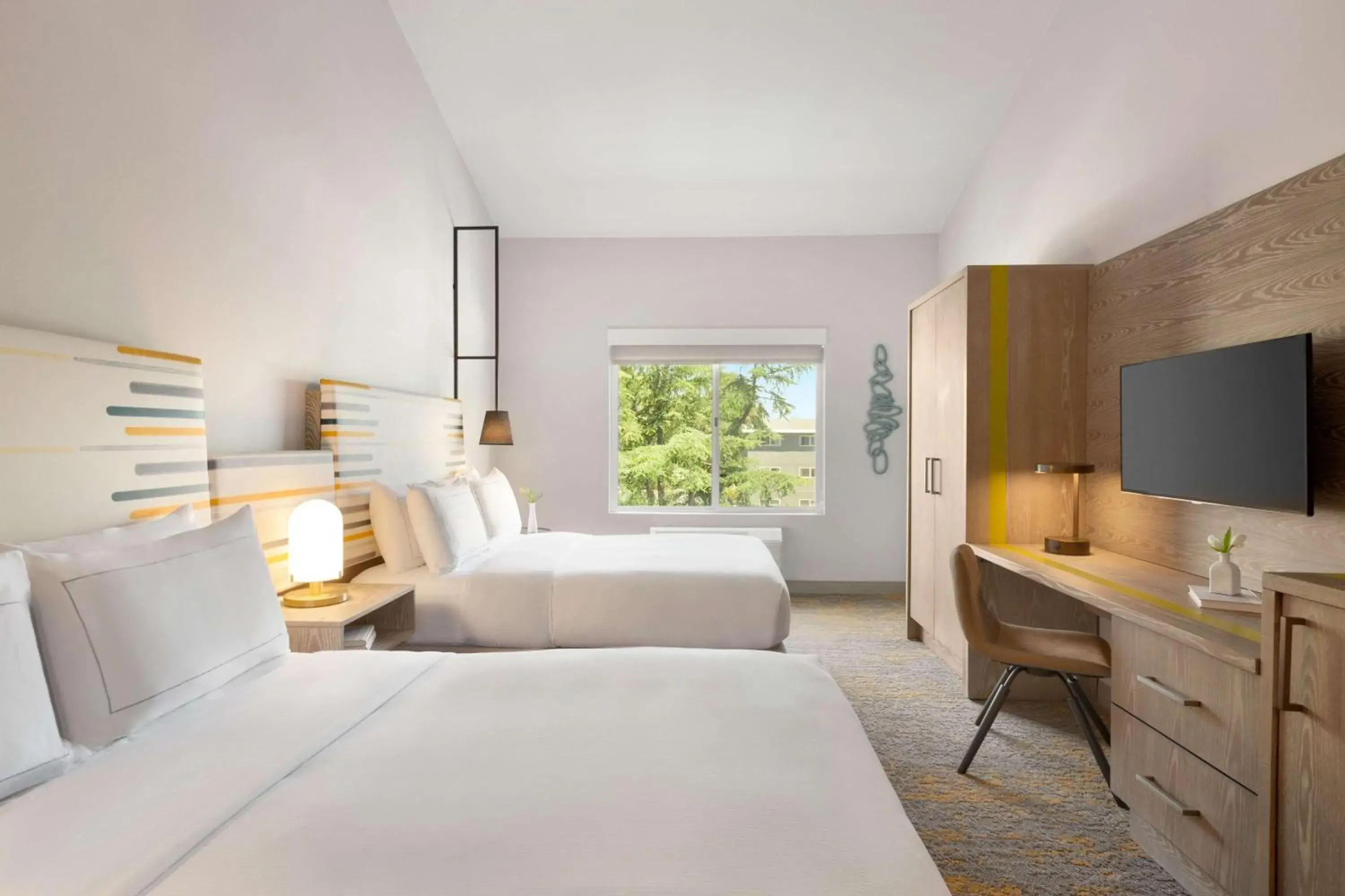 Bed in DoubleTree by Hilton Campbell - Pruneyard Plaza Bed in DoubleTree by Hilton Campbell - Pruneyard Plaza