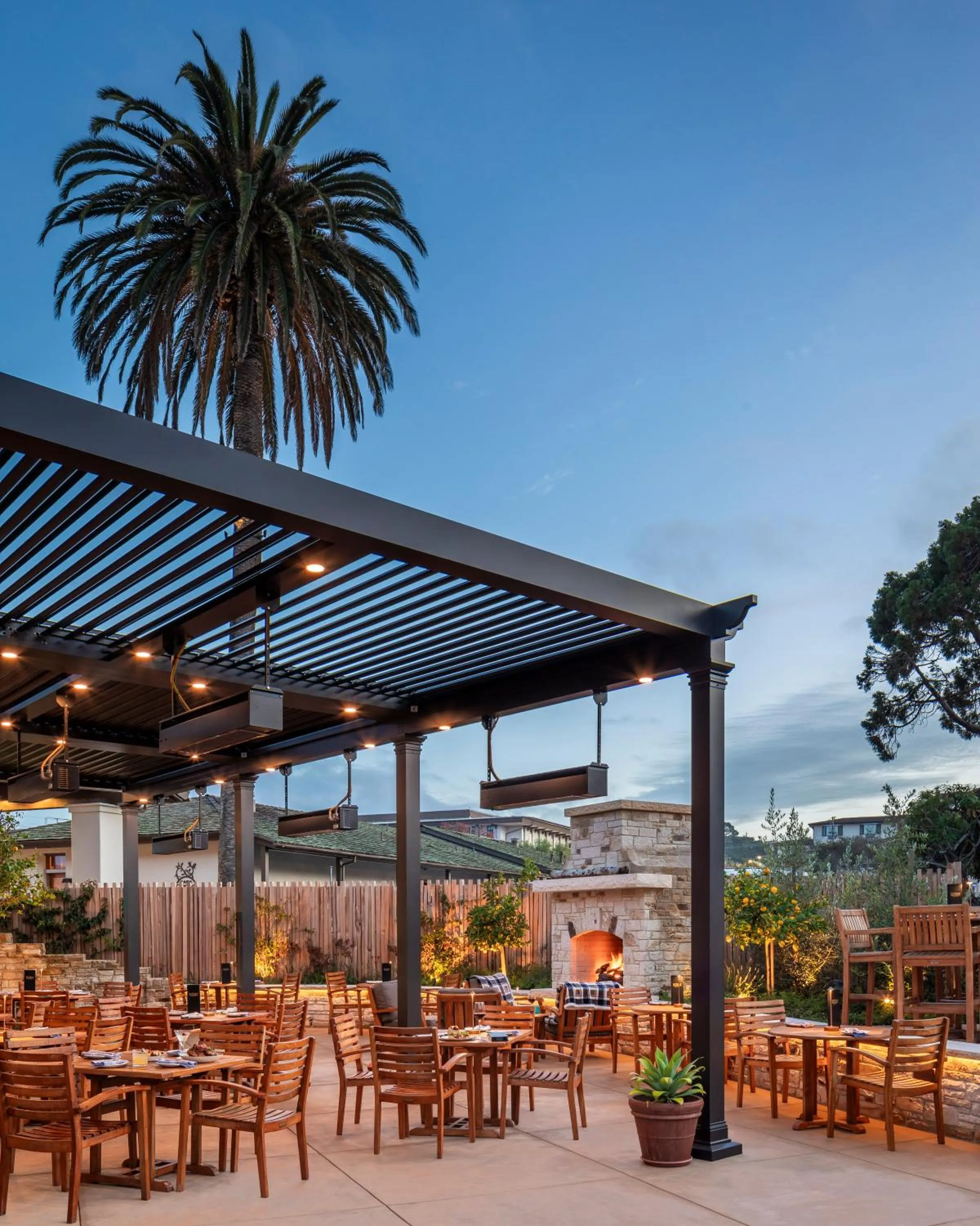 Patio in Casa Munras Garden Hotel & Spa