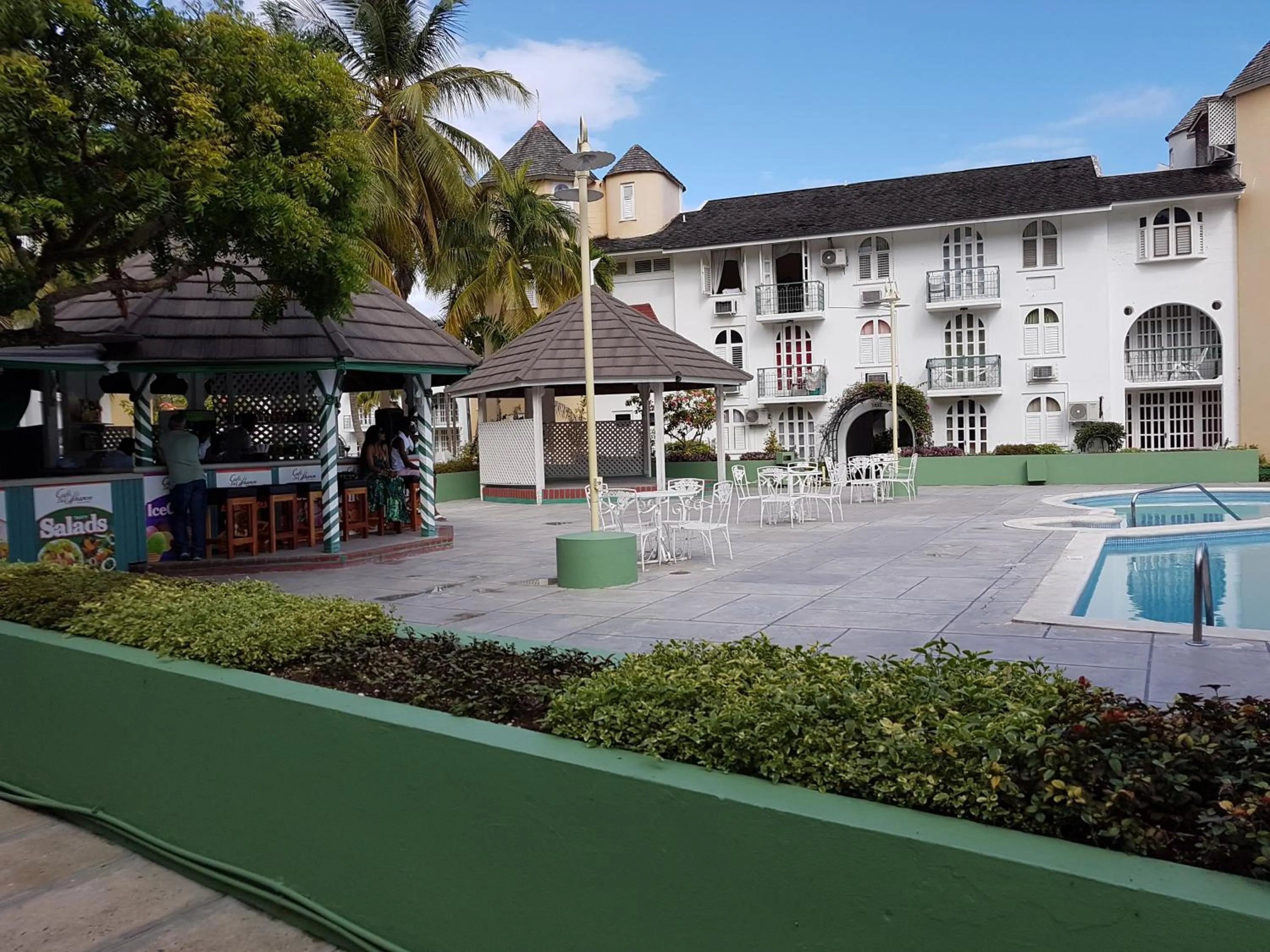 Pool view in Almond Grove at Sand Castle