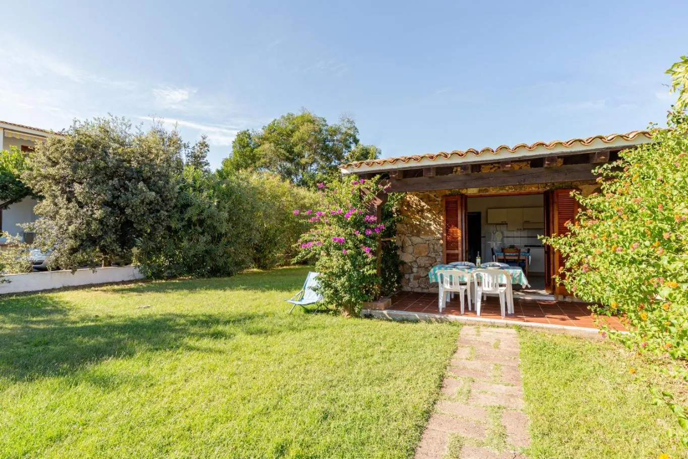 Appartamento Trilocale Le Canne 6 posti letto con giardino