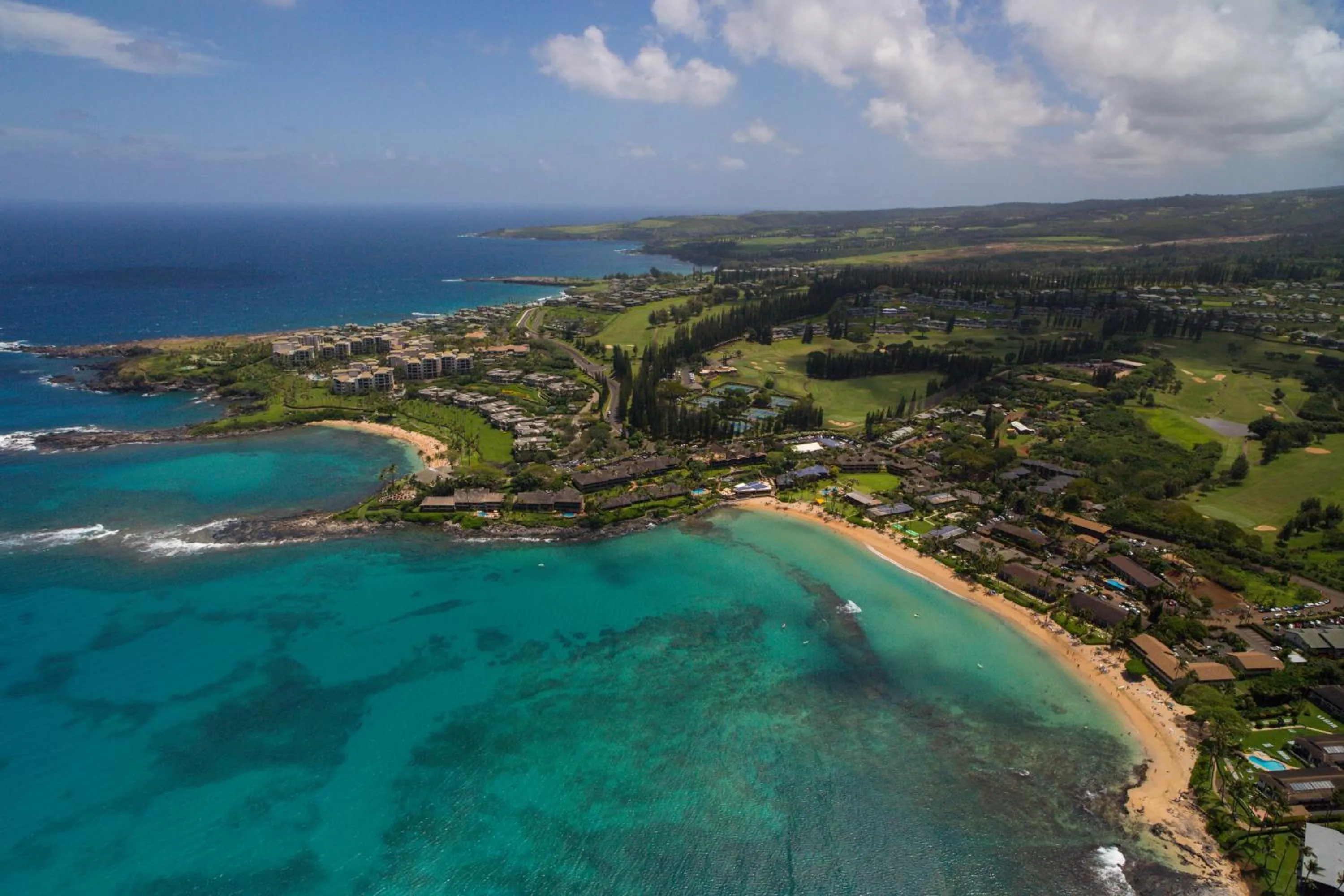 Bird's eye view in Napili Kai Beach Resort