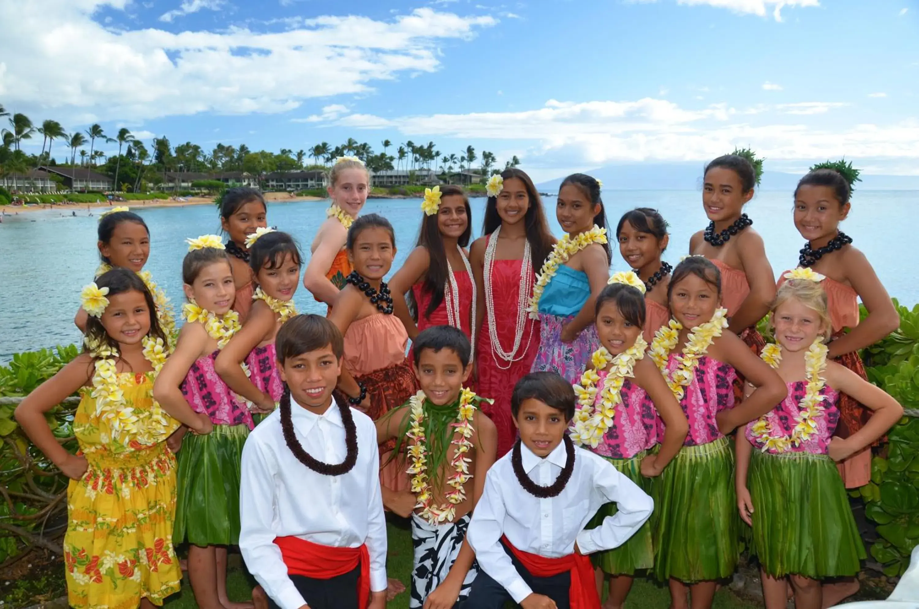 Family in Napili Kai Beach Resort Family in Napili Kai Beach Resort