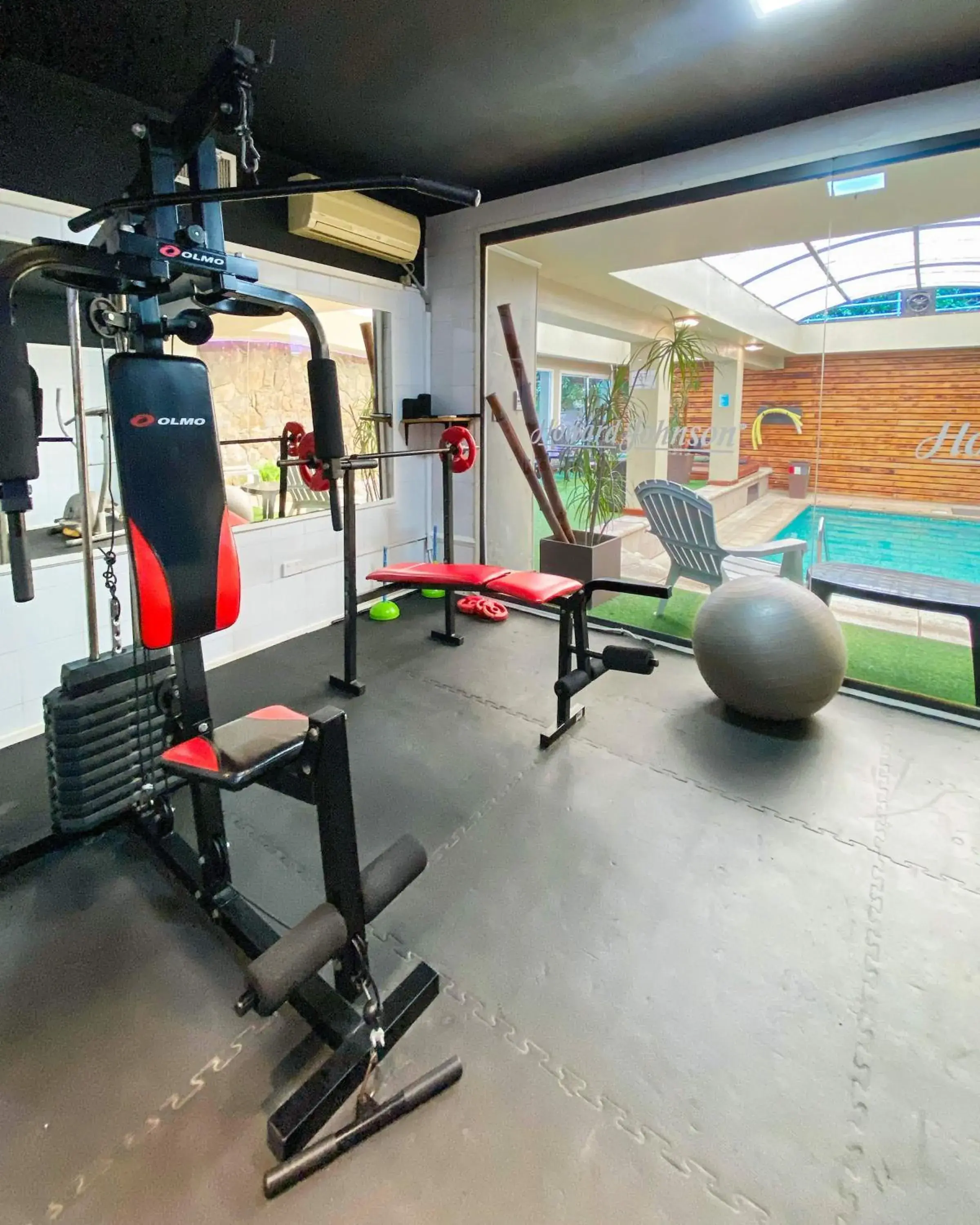 Fitness centre/facilities in Howard Johnson Hotel & Spa Villa General Belgrano Fitness centre/facilities in Howard Johnson Hotel & Spa Villa General Belgrano