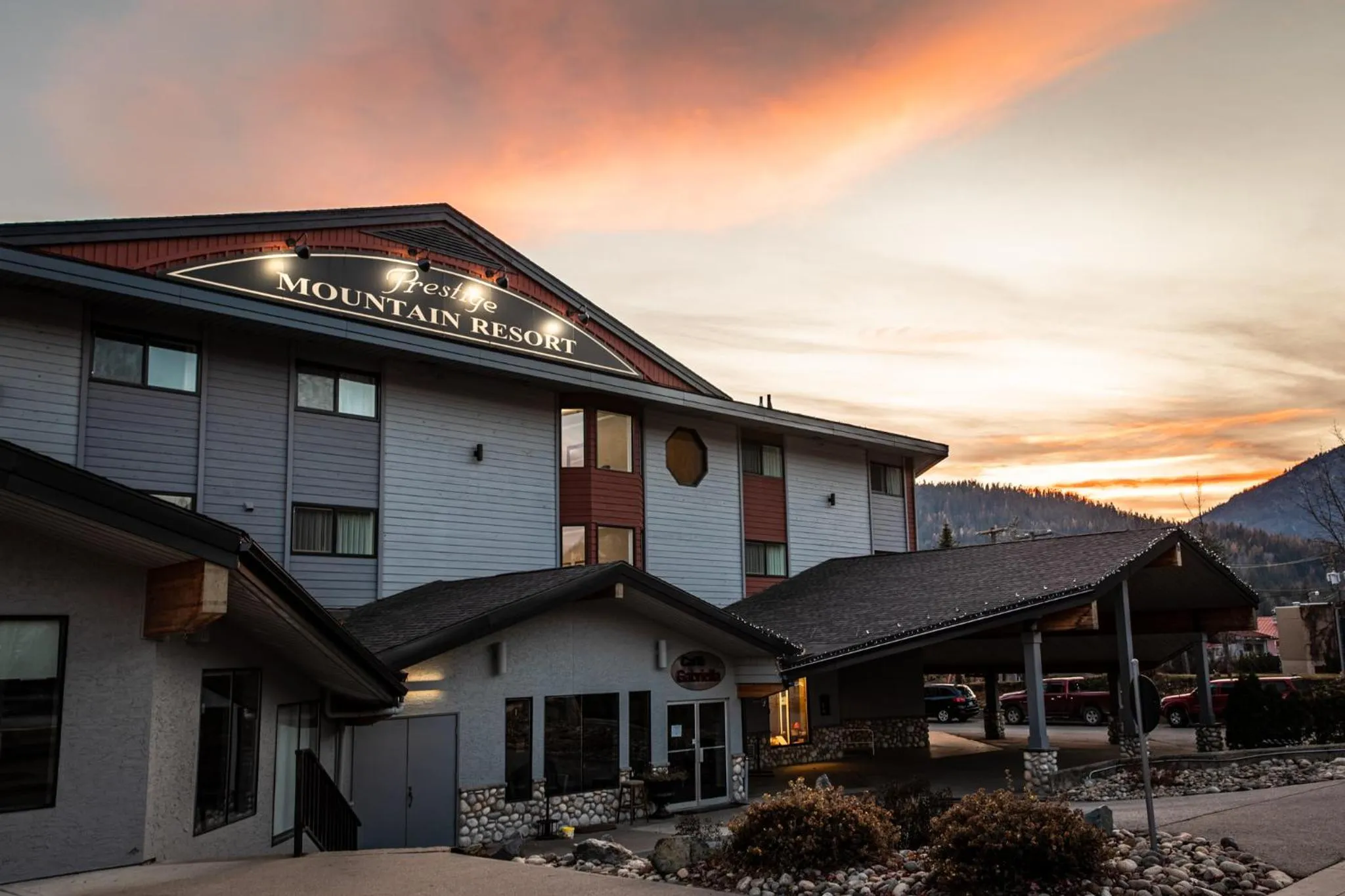 Property building in Prestige Mountain Resort Rossland