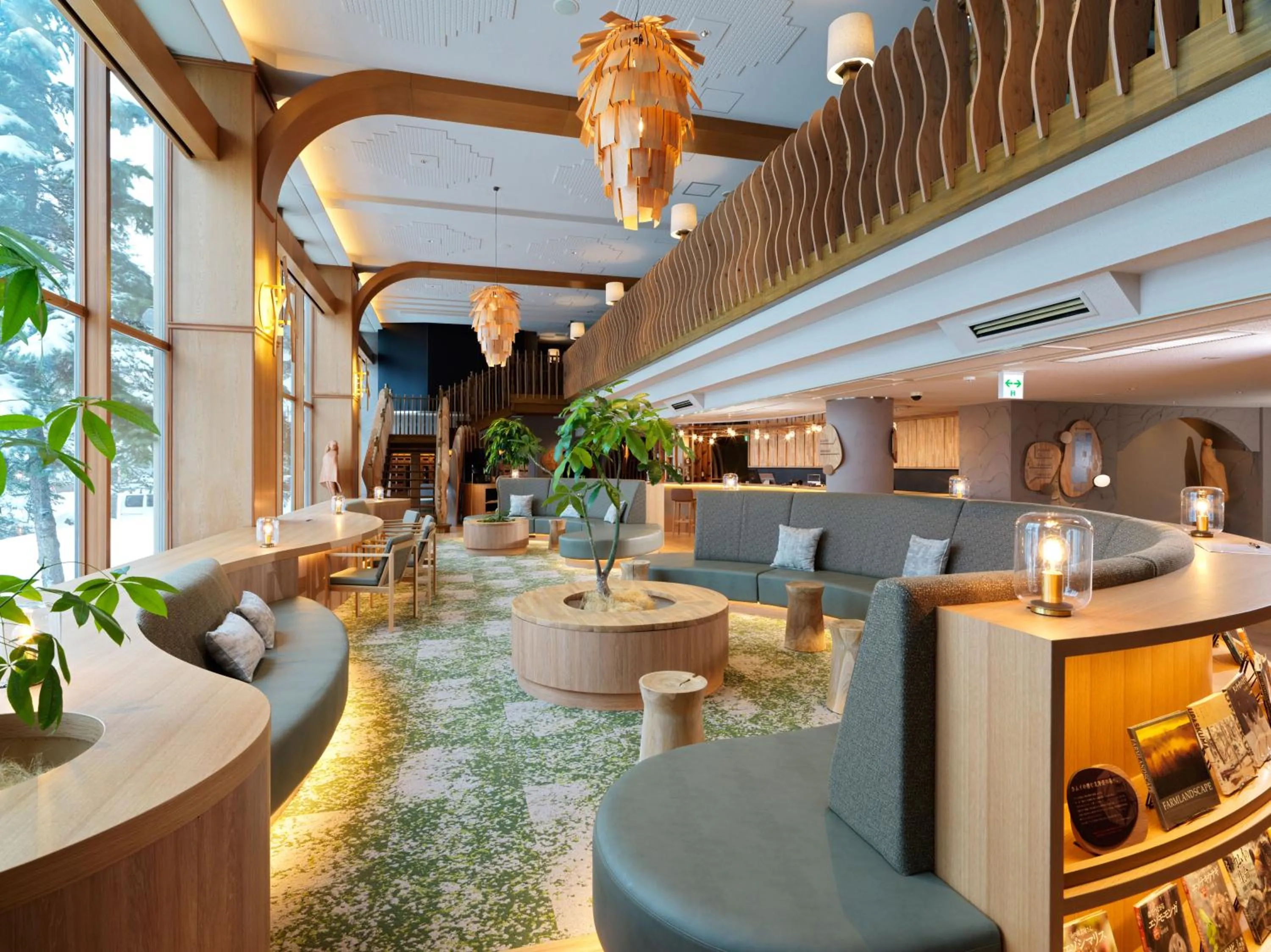 Seating area in THE FOREST AKAN Tsuruga Resort