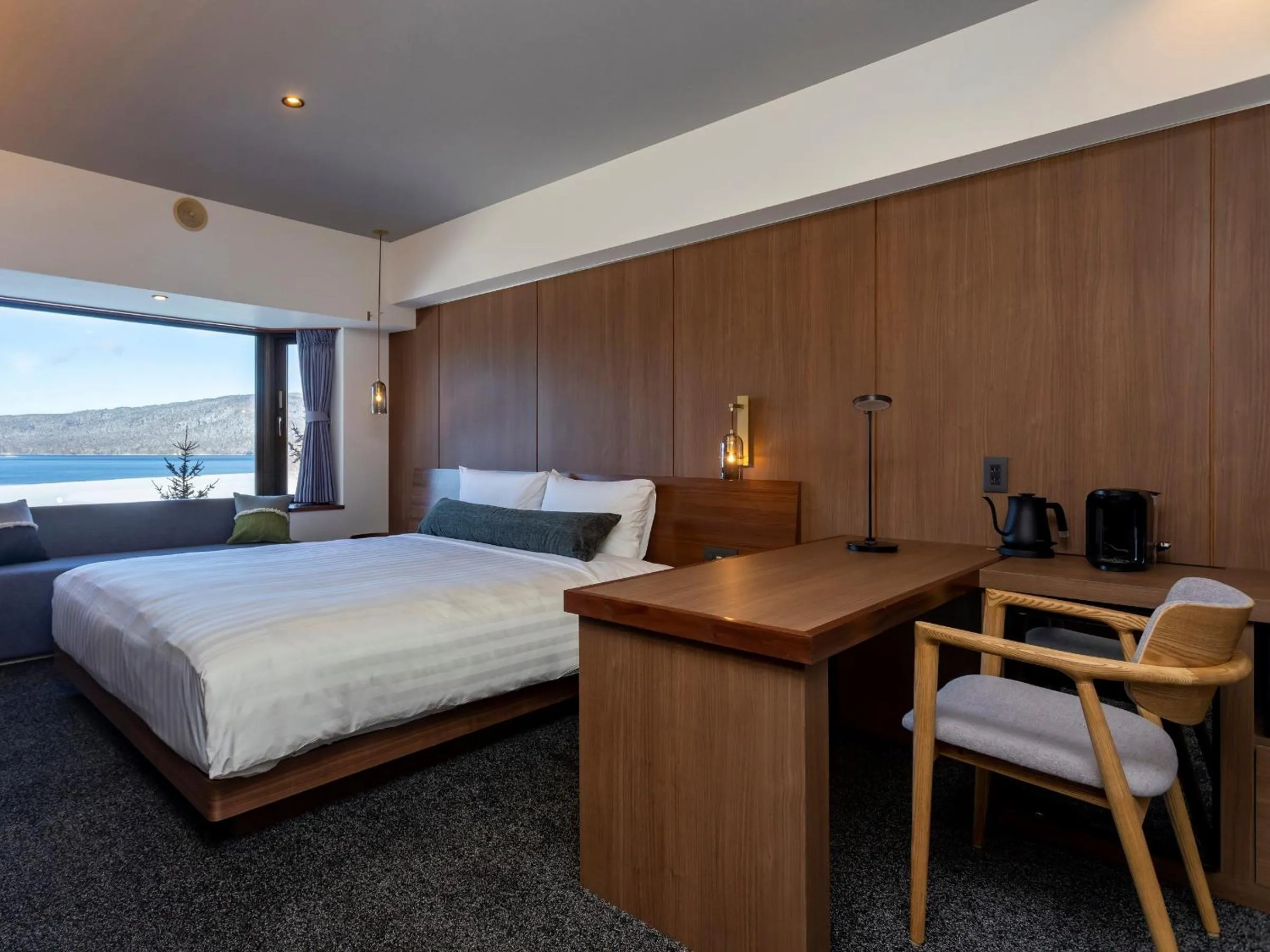 Photo of the whole room, Bed in THE FOREST AKAN Tsuruga Resort