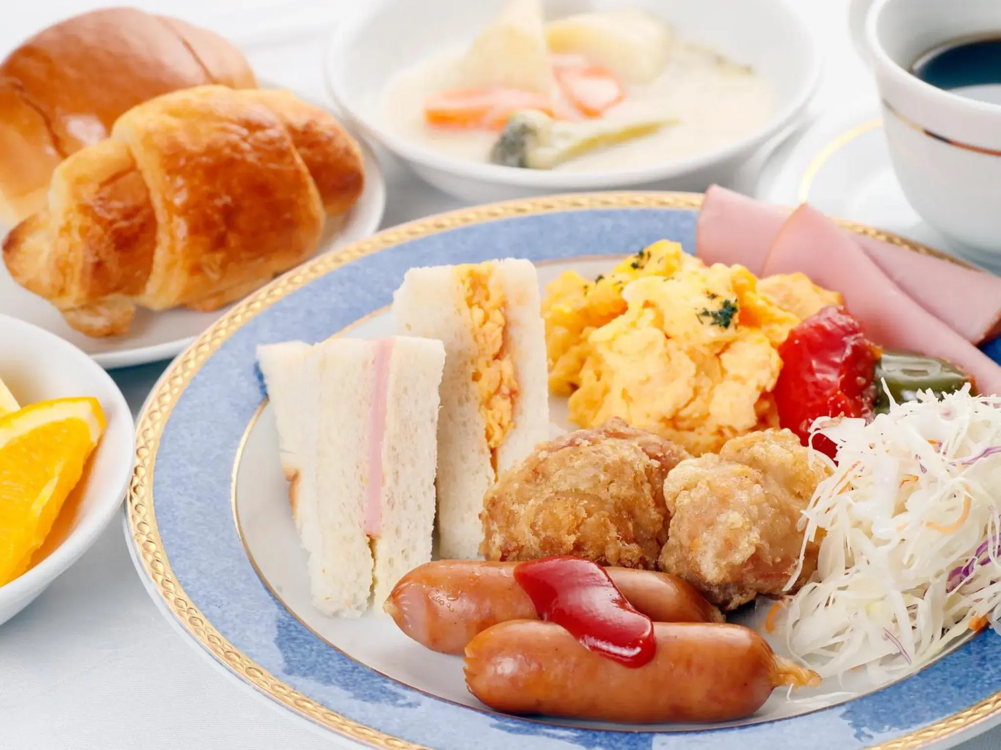 Buffet breakfast in Hotel Pearl City Sendai Buffet breakfast in Hotel Pearl City Sendai