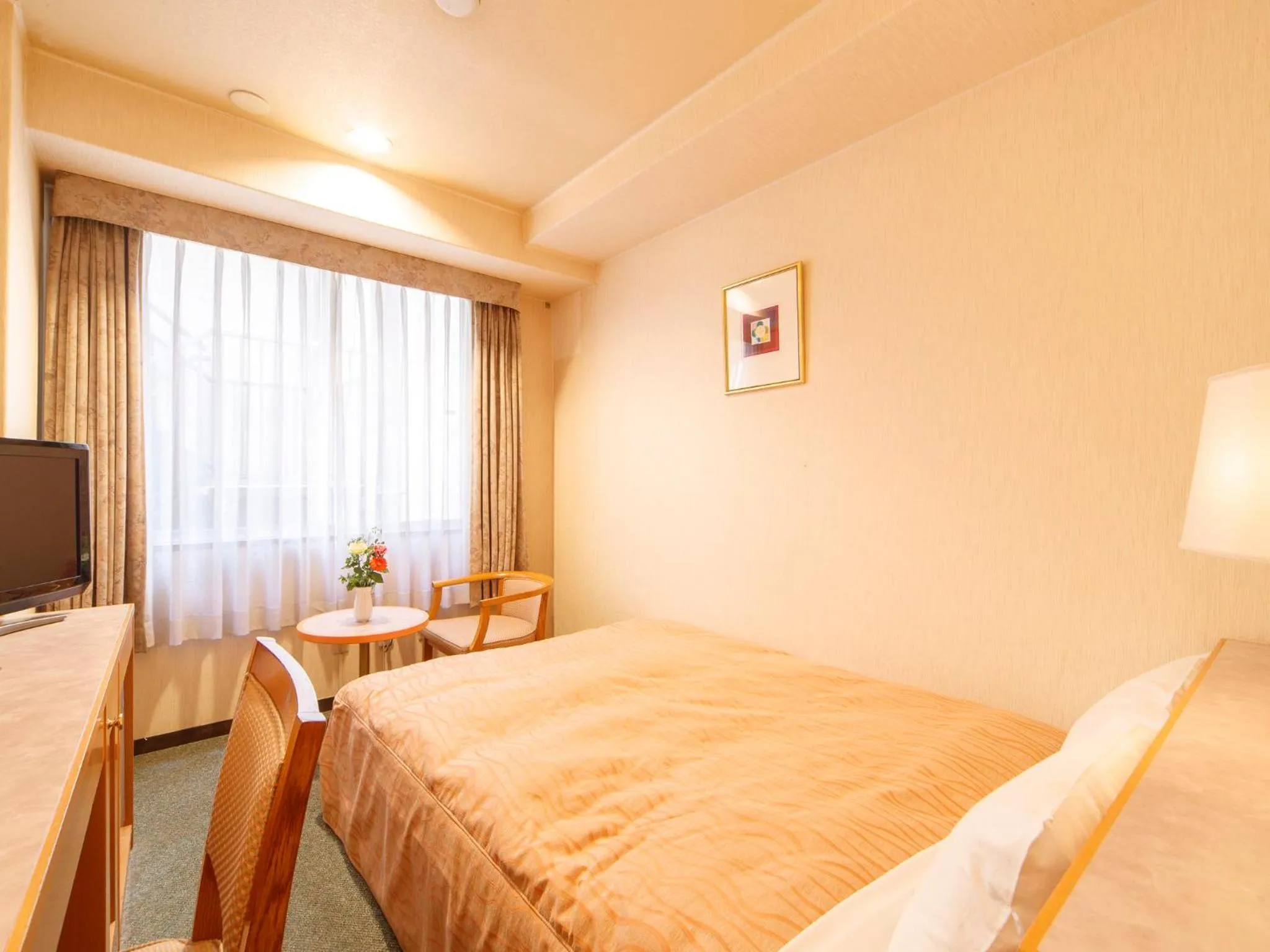 Day, Bed in Hotel Pearl City Sendai