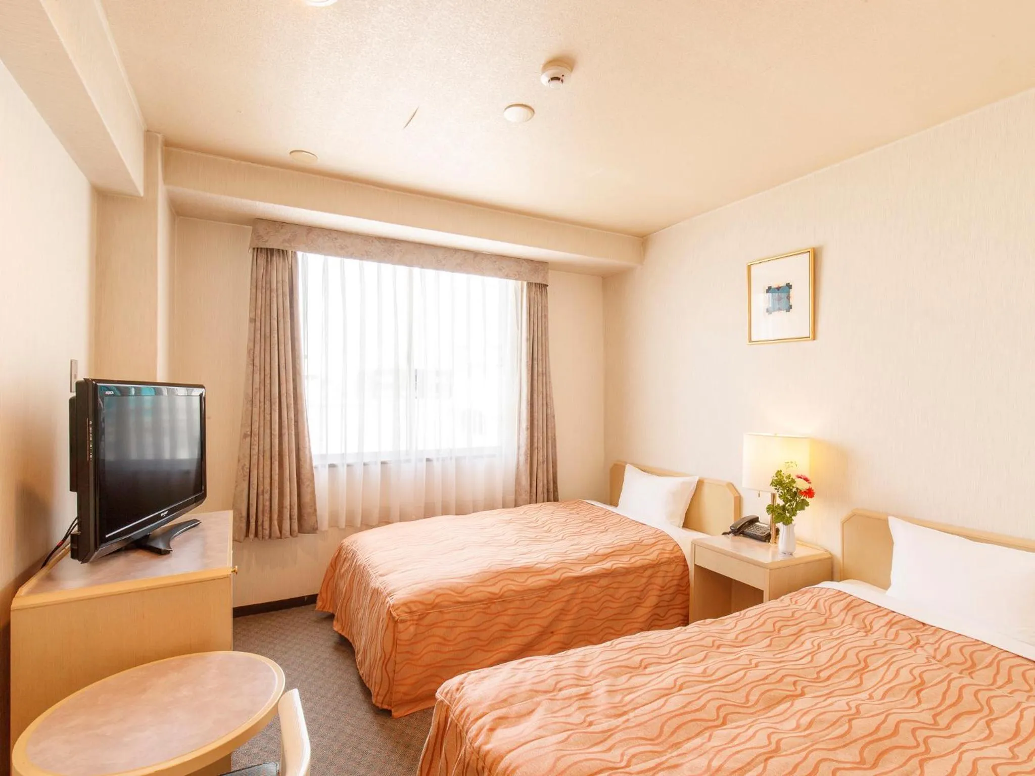 Day, Bed in Hotel Pearl City Sendai