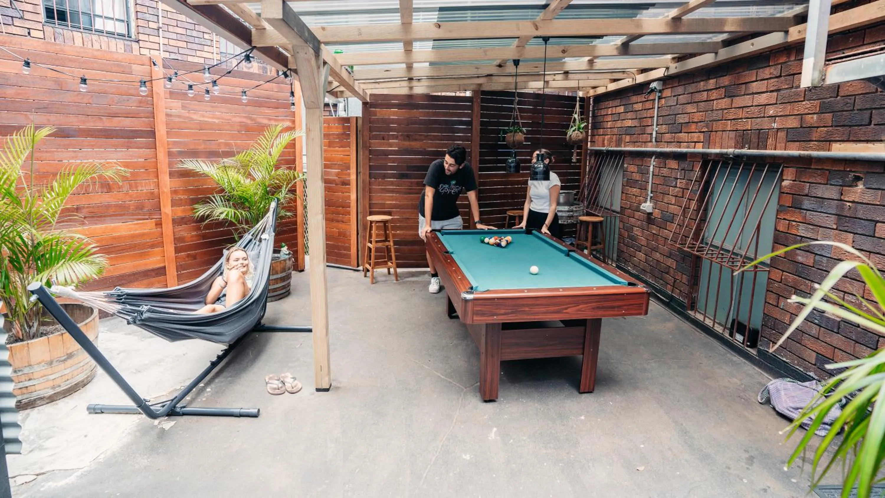 Inner courtyard view in Mad Monkey Downtown