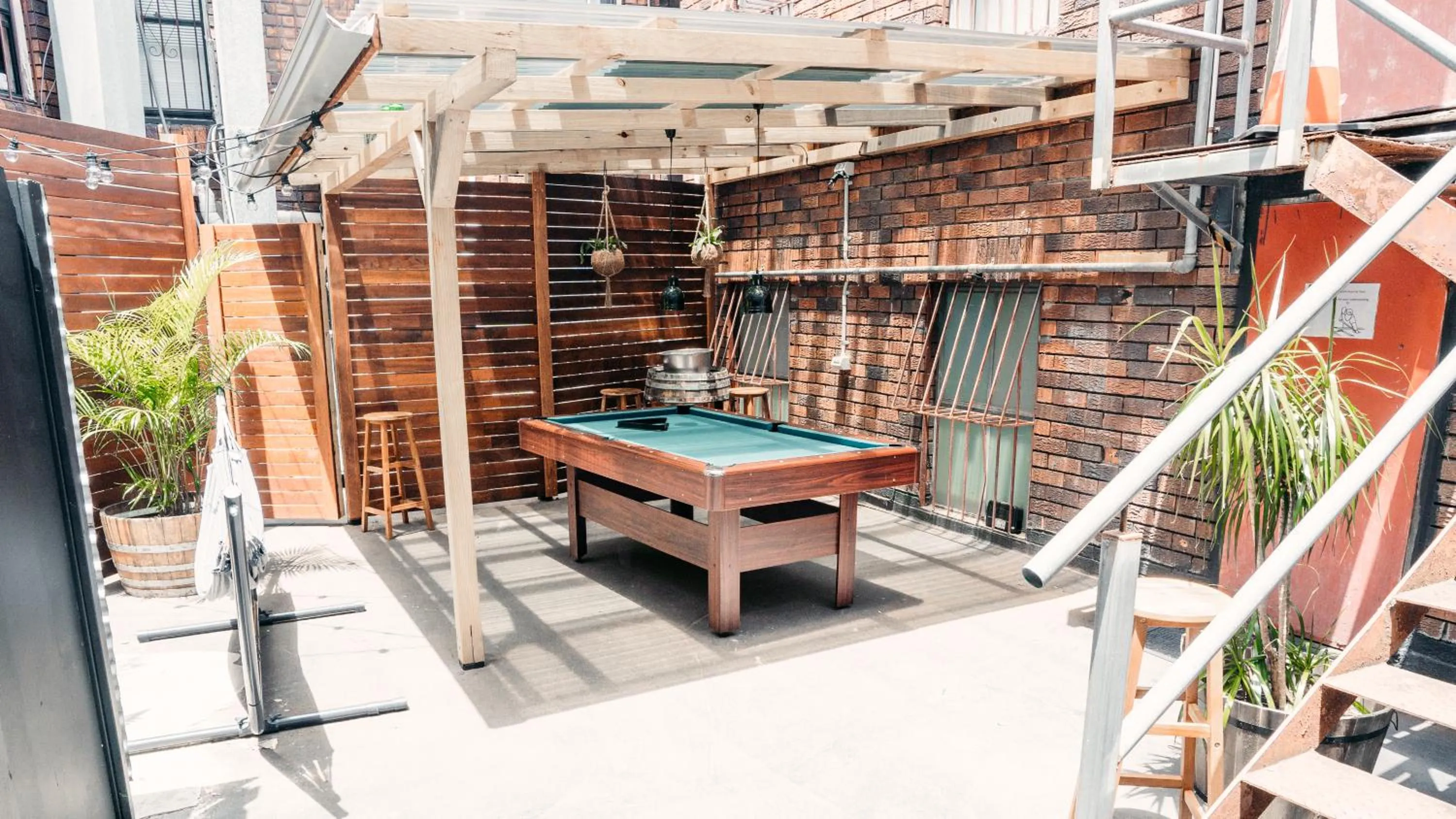 Patio in Mad Monkey Downtown