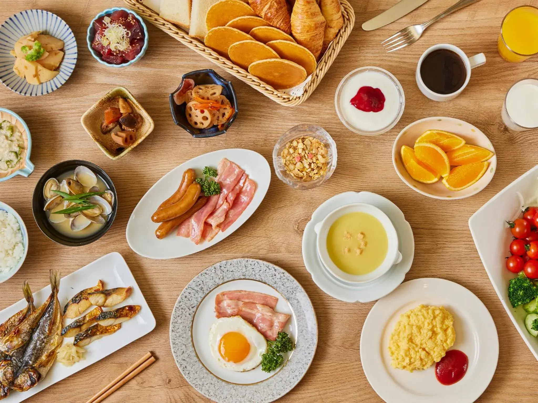 Breakfast in Hotel Ravie Kawaryo Breakfast in Hotel Ravie Kawaryo