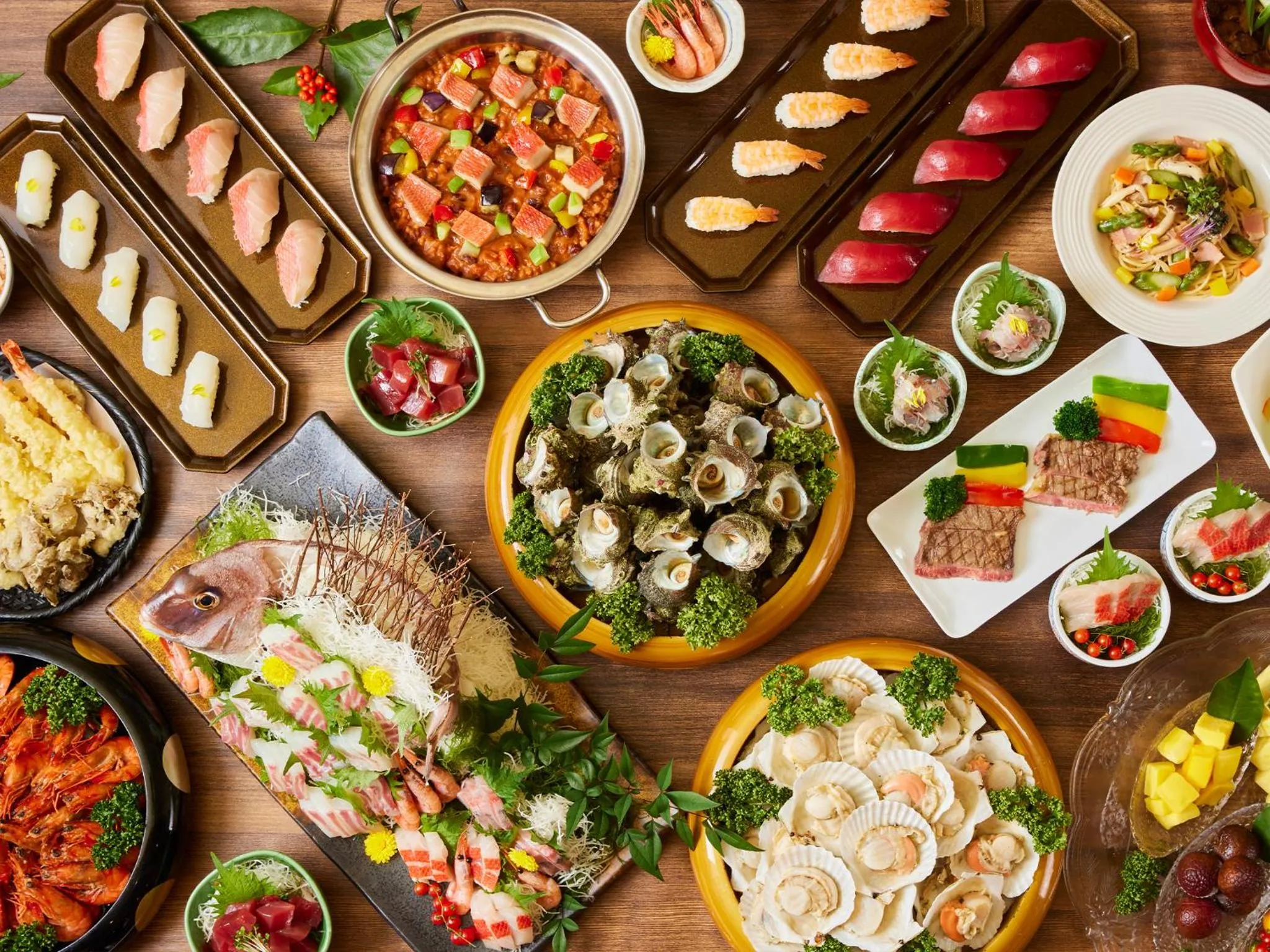 Dinner in Hotel Ravie Kawaryo