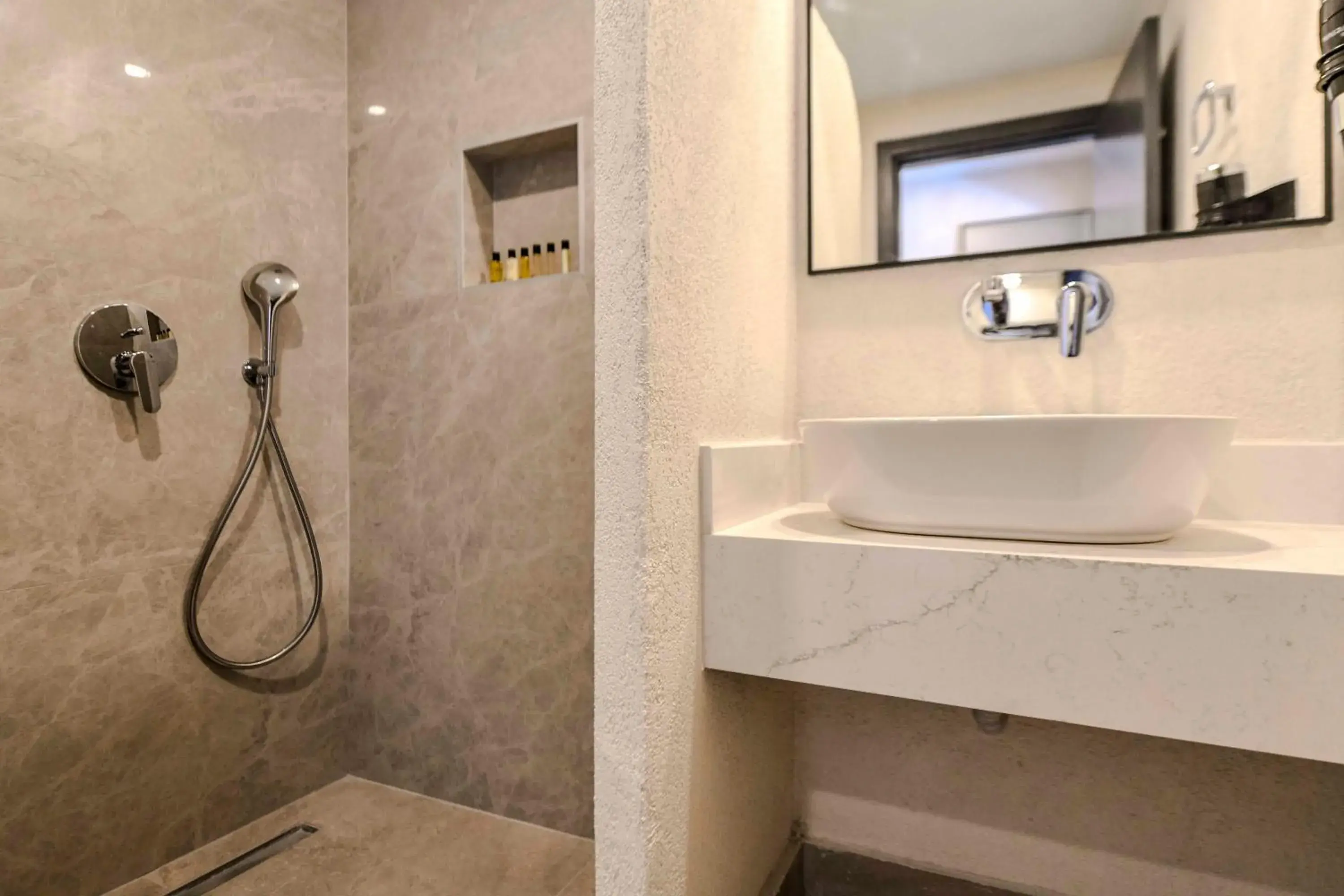 Bathroom in Unsal Hotel Bathroom in Unsal Hotel