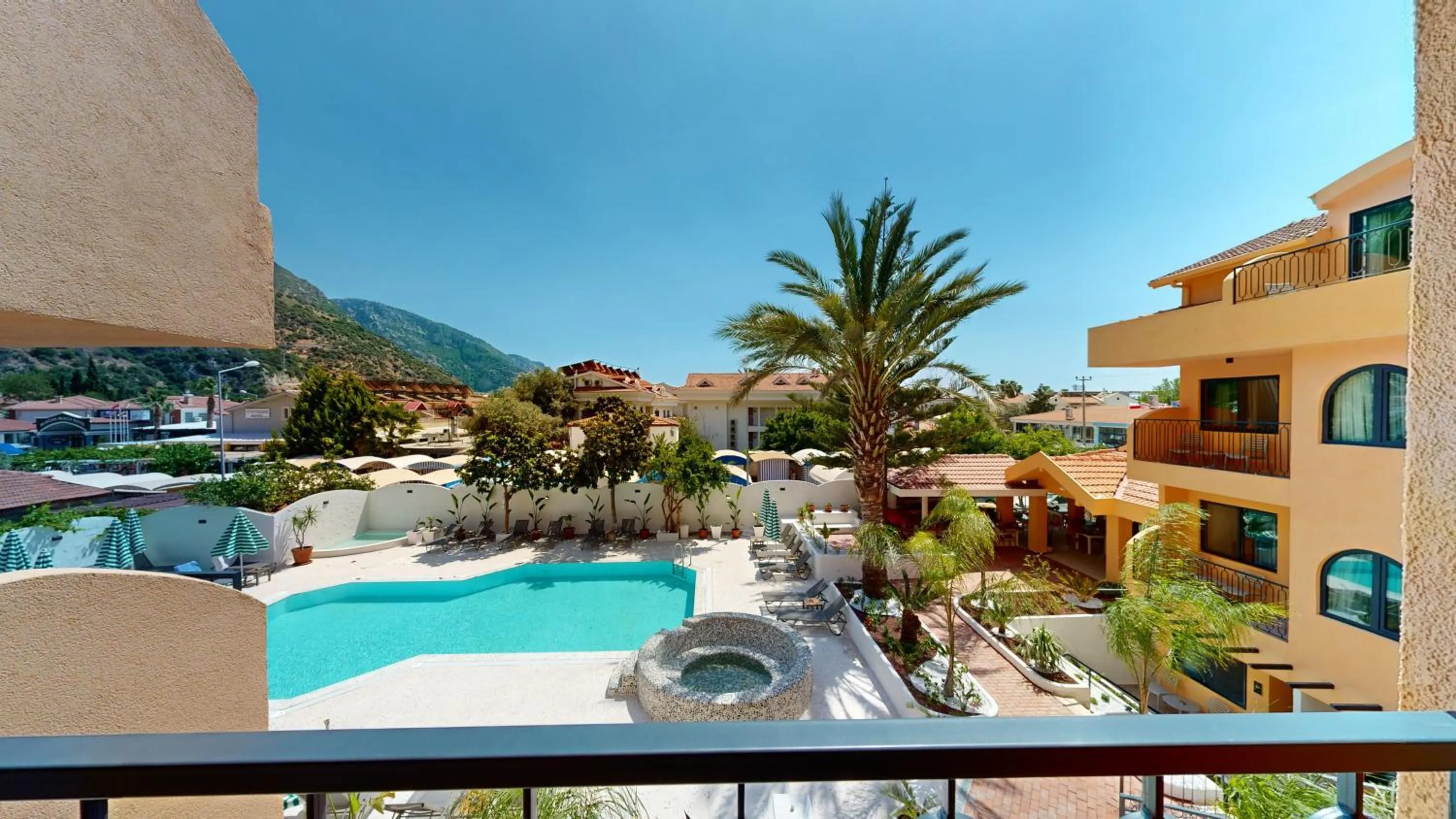 Swimming pool in Unsal Hotel