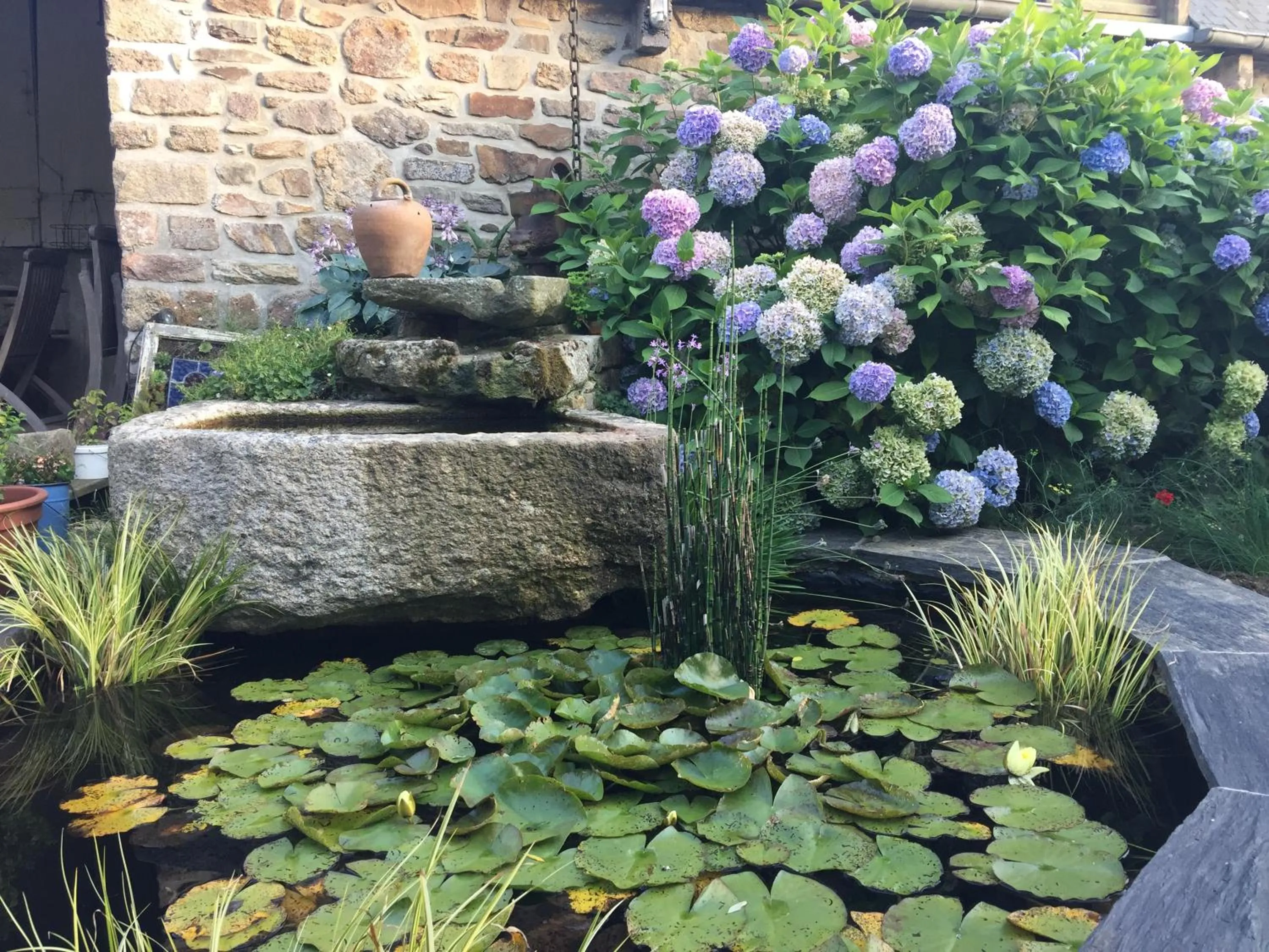 Garden view in Il était une fois à l'Ouest "Lamballe-Armor"