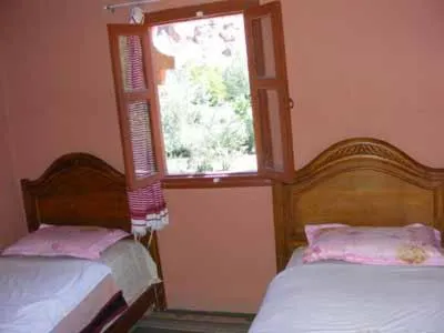 Photo of the whole room, Bed in kasbah Ait arbi