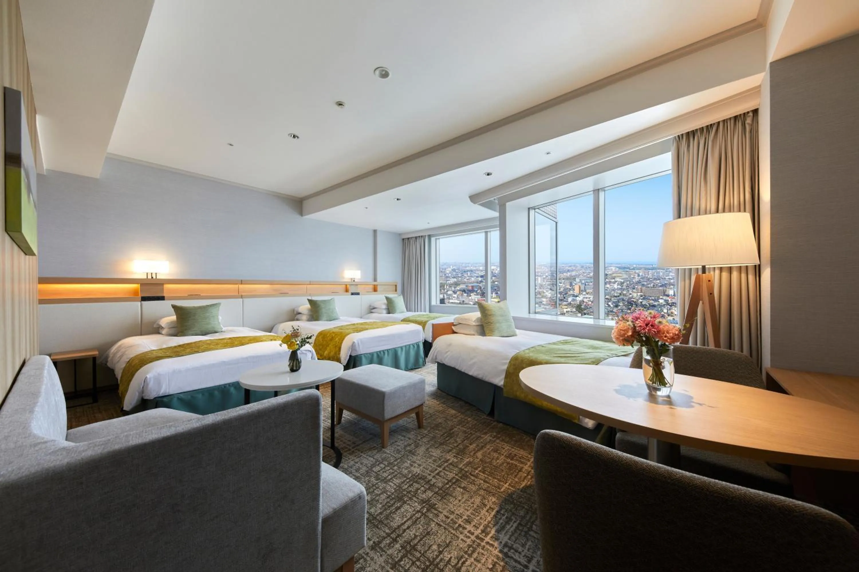 Photo of the whole room, Bed in Hotel Nikko Kanazawa