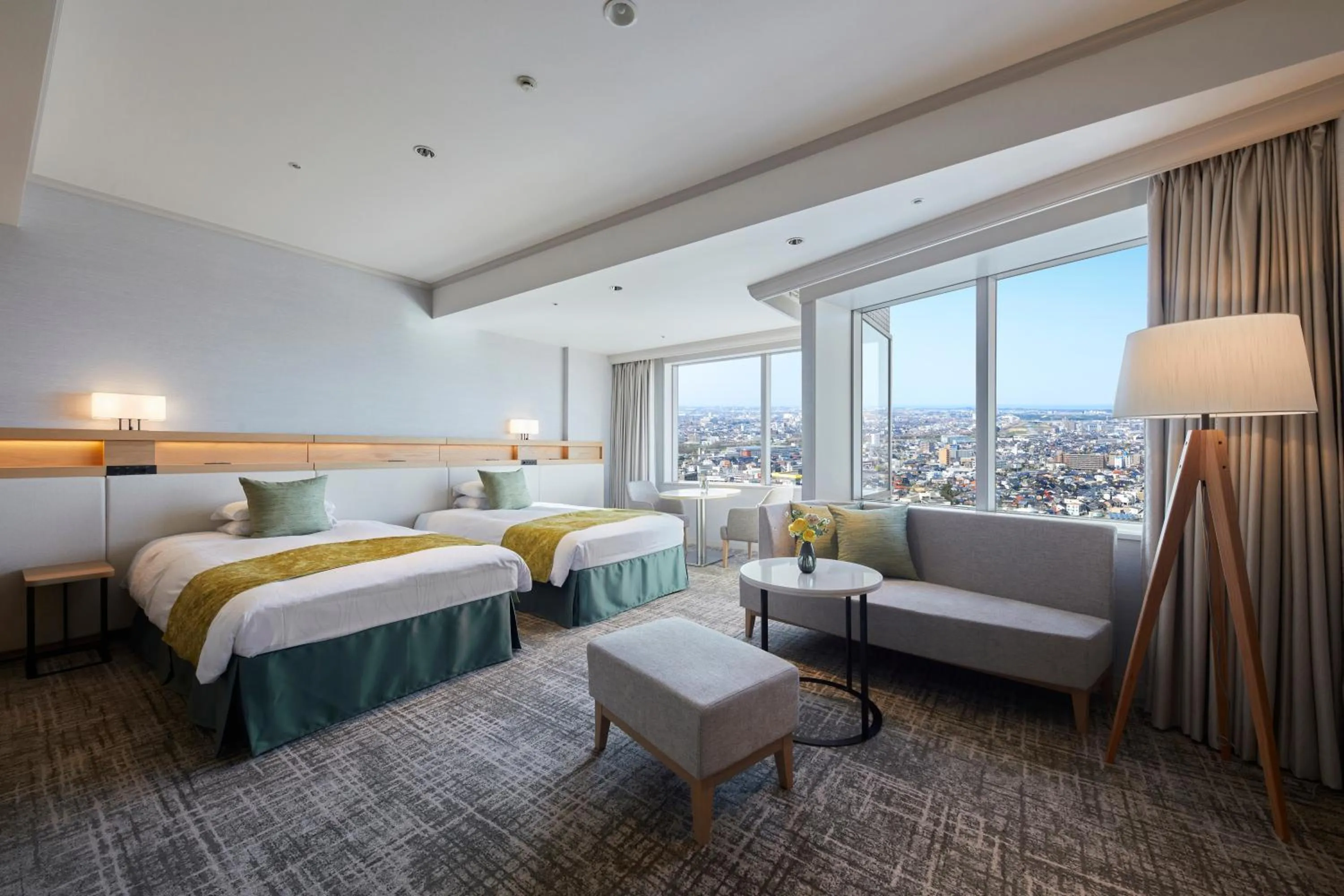 Photo of the whole room, Bed in Hotel Nikko Kanazawa