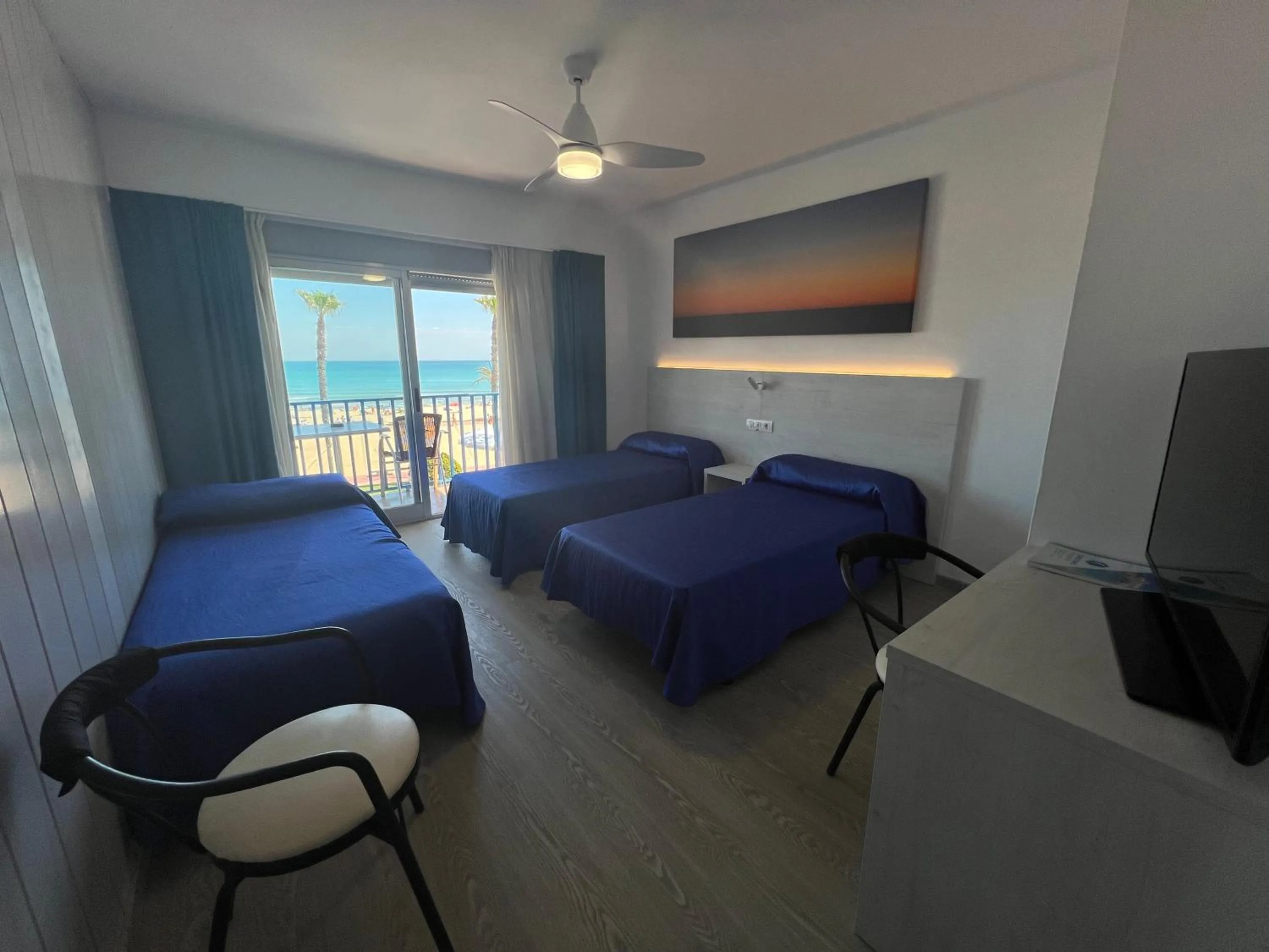 Bed in Hotel Rio Mar