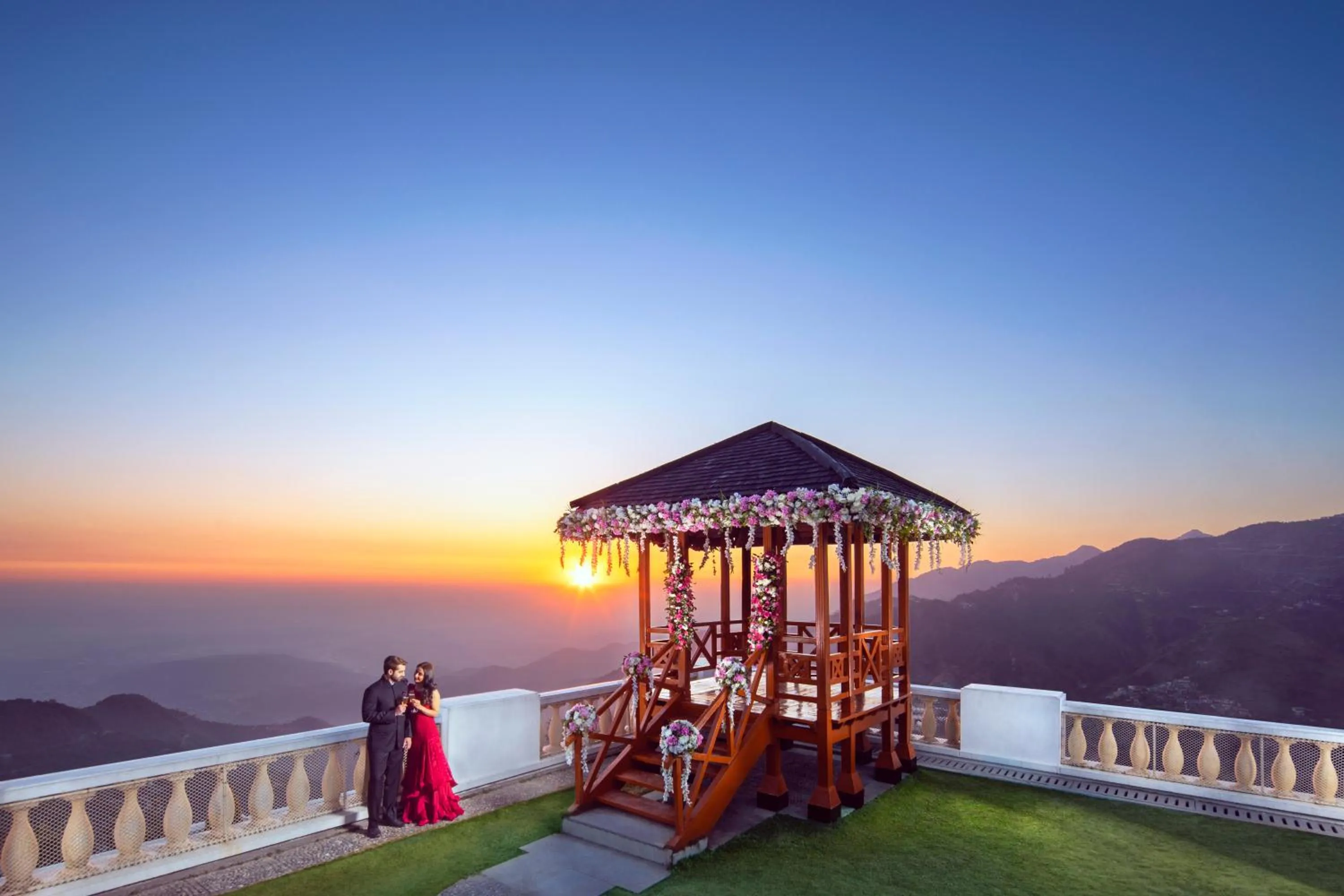 Balcony/Terrace in Jaypee Residency Manor