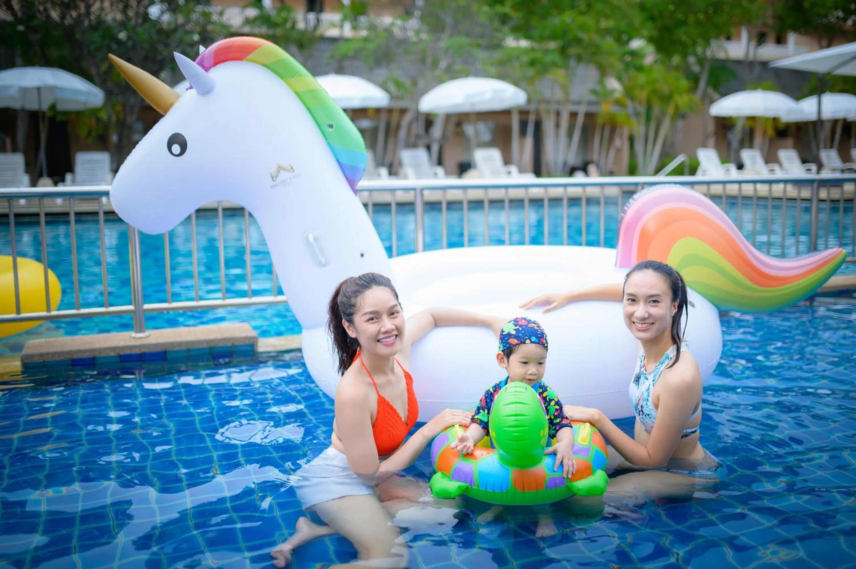 People in Phuket Kata Resotel