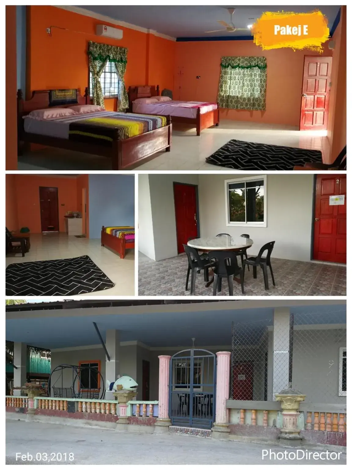 Deluxe Double Room in Homestay Koperasi Surau Alfalah Deluxe Double Room in Homestay Koperasi Surau Alfalah