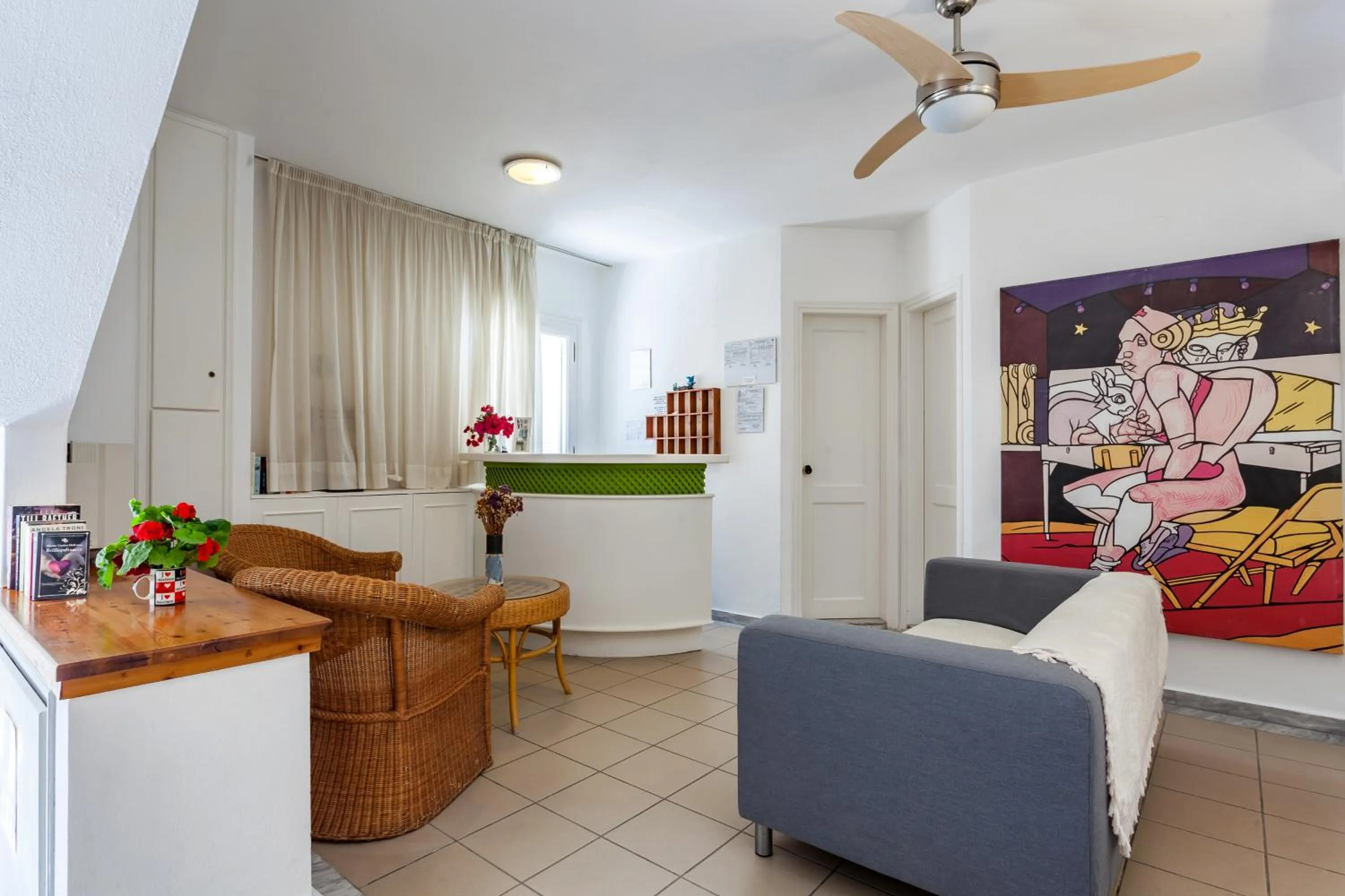 Decorative detail in Hotel Akti