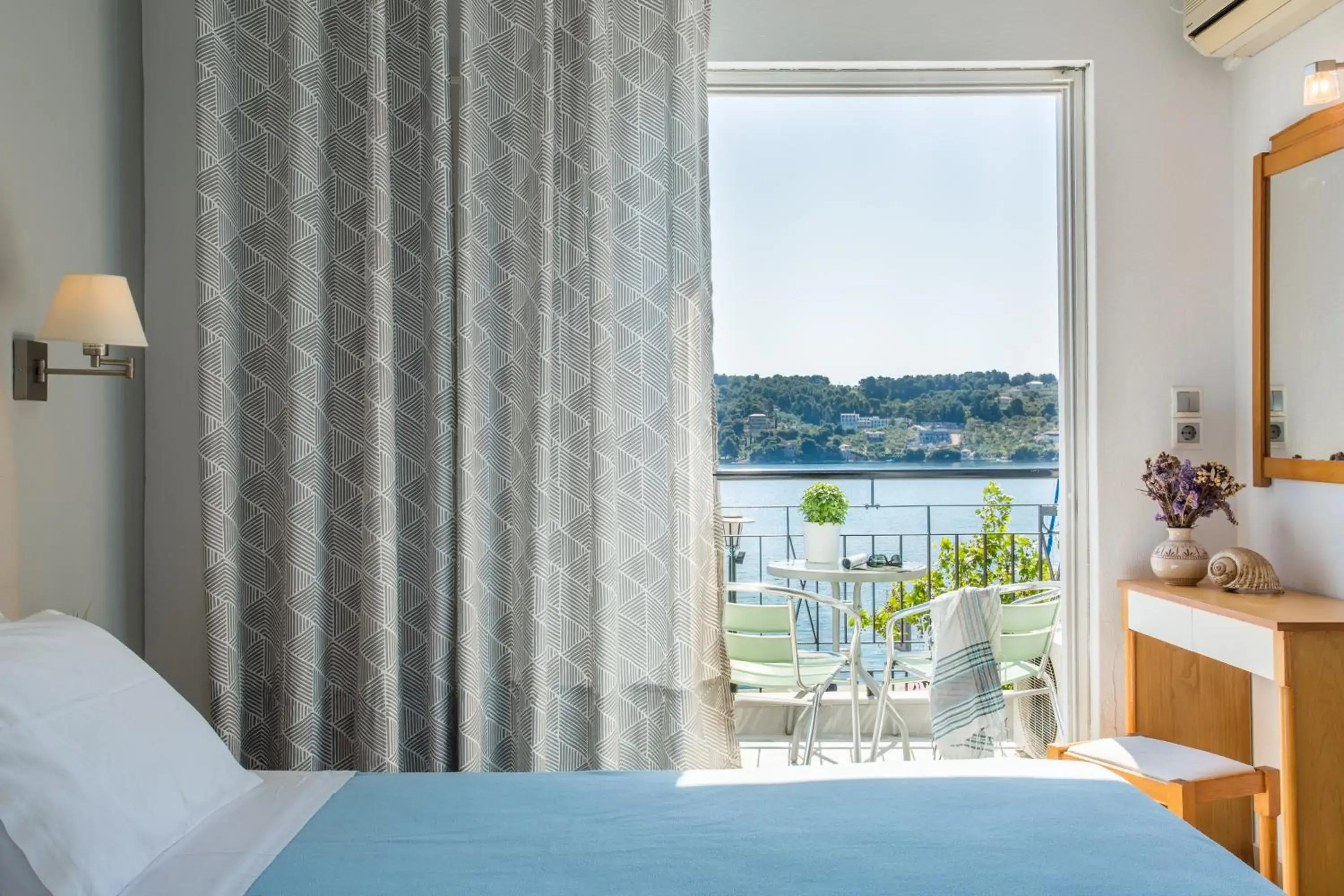 Sea view, Bed in Hotel Akti Sea view, Bed in Hotel Akti