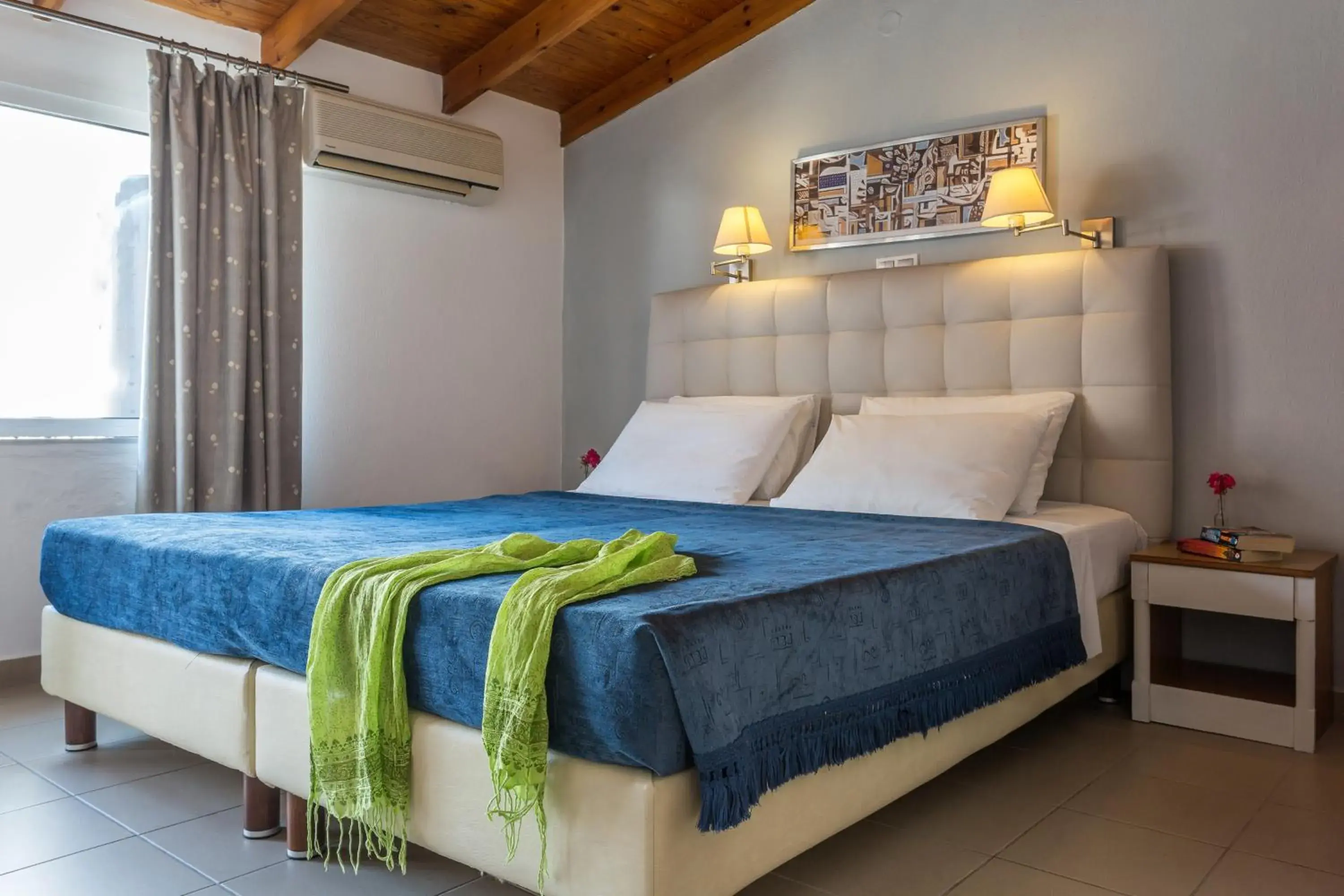 Bed in Hotel Akti Bed in Hotel Akti