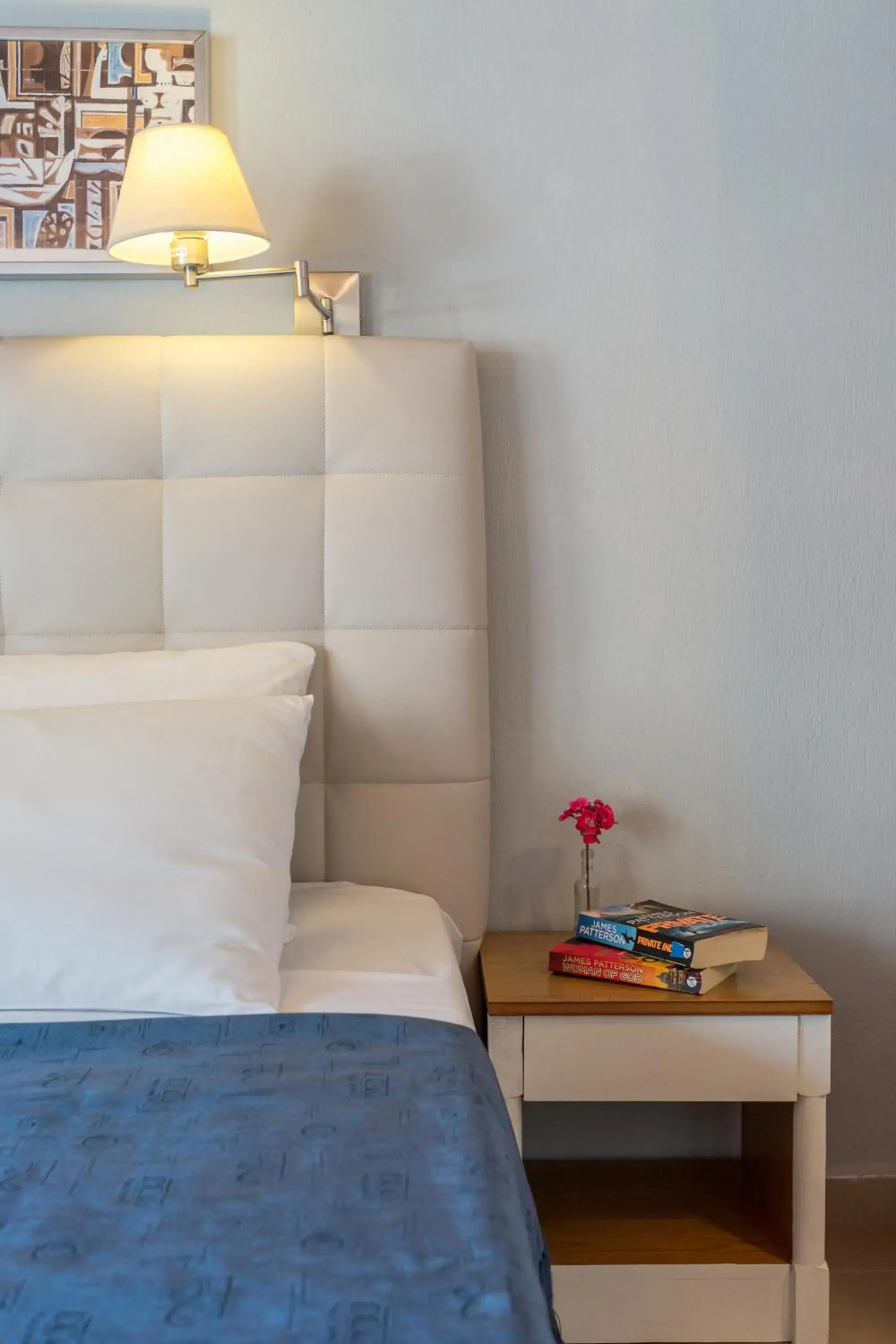 Decorative detail, Bed in Hotel Akti Decorative detail, Bed in Hotel Akti