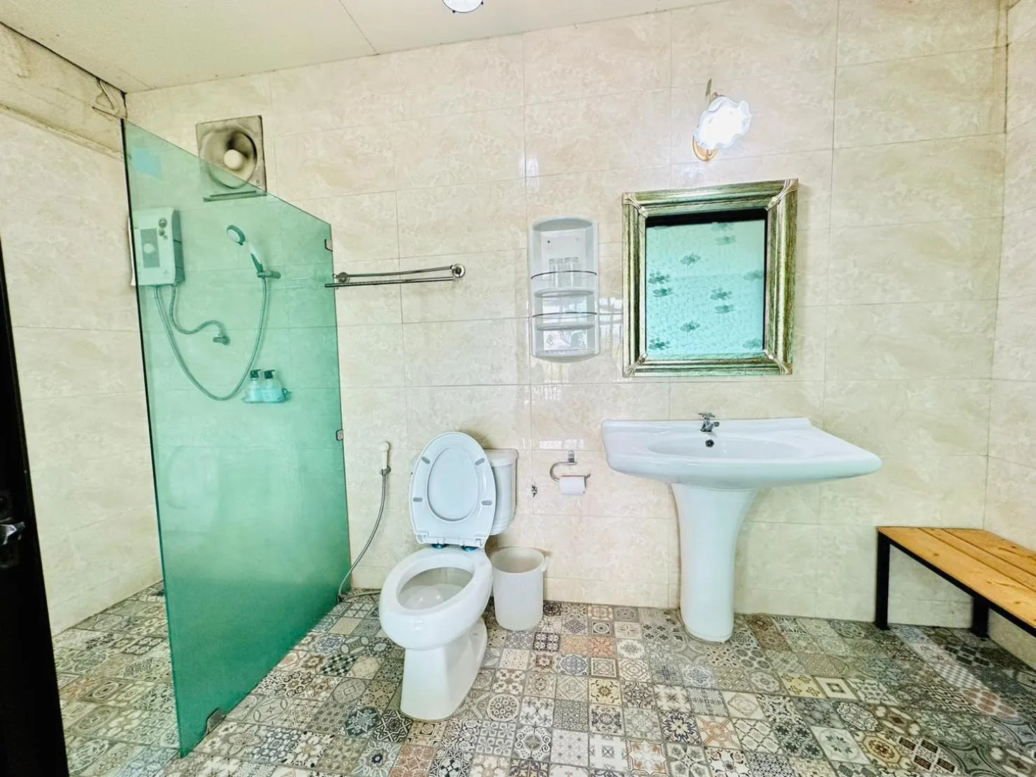 Bathroom in Yoko River Kwai Resort