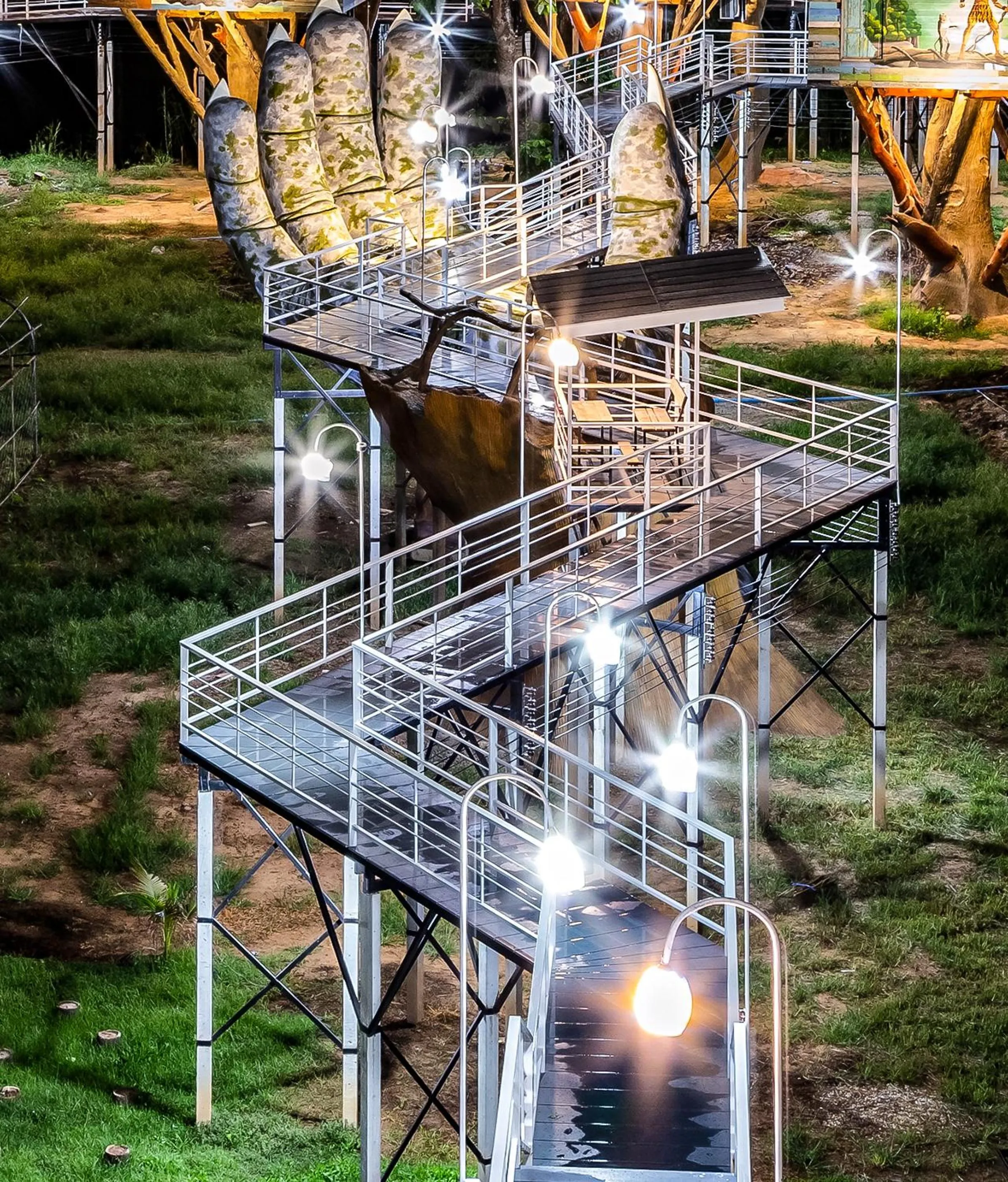 Garden in Yoko River Kwai Resort