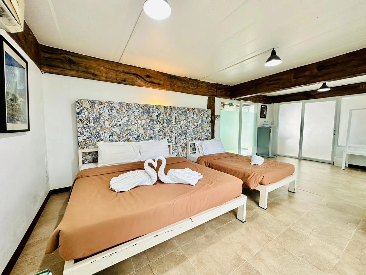 Bedroom, Bed in Yoko River Kwai Resort