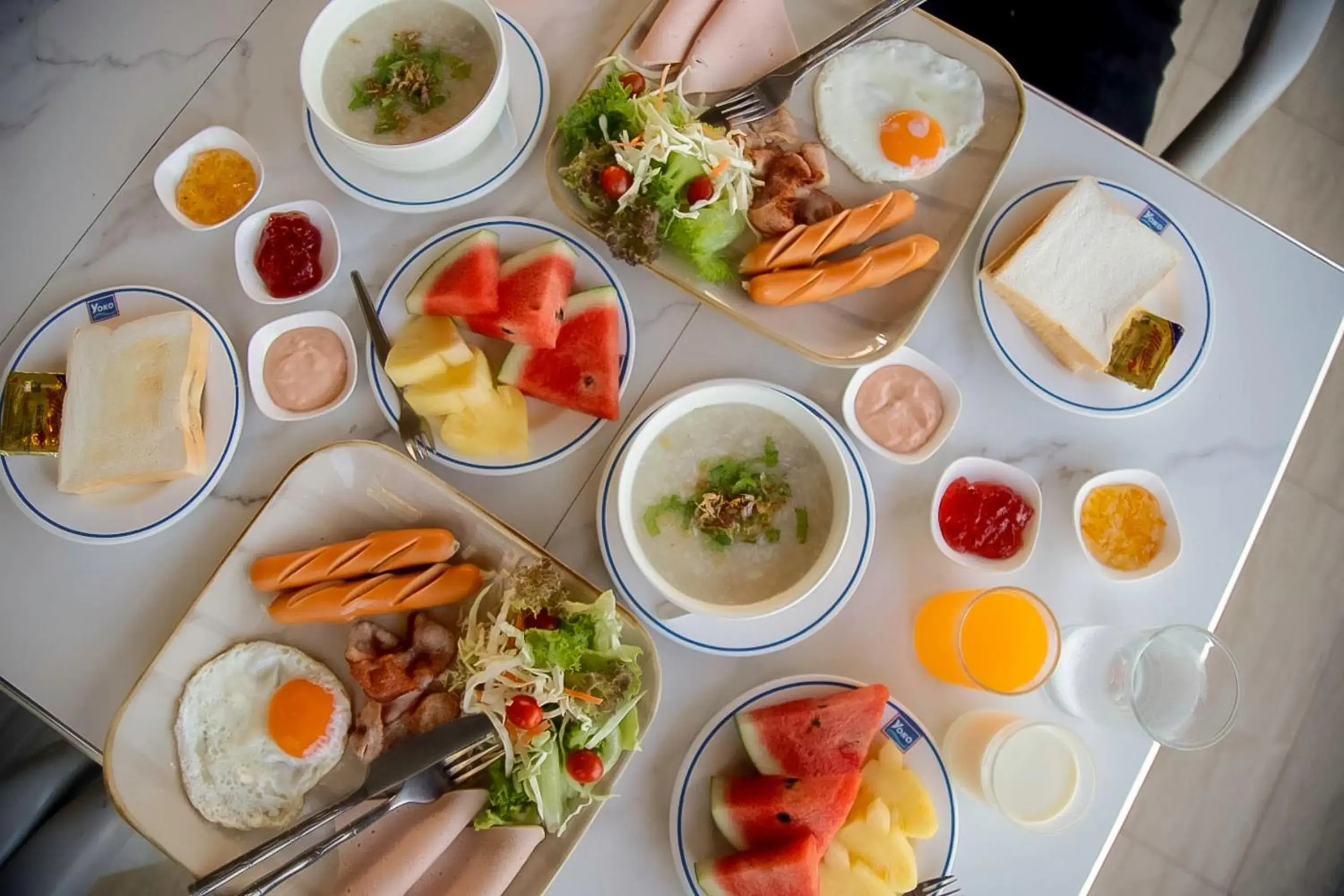 Breakfast in Yoko River Kwai Resort Breakfast in Yoko River Kwai Resort