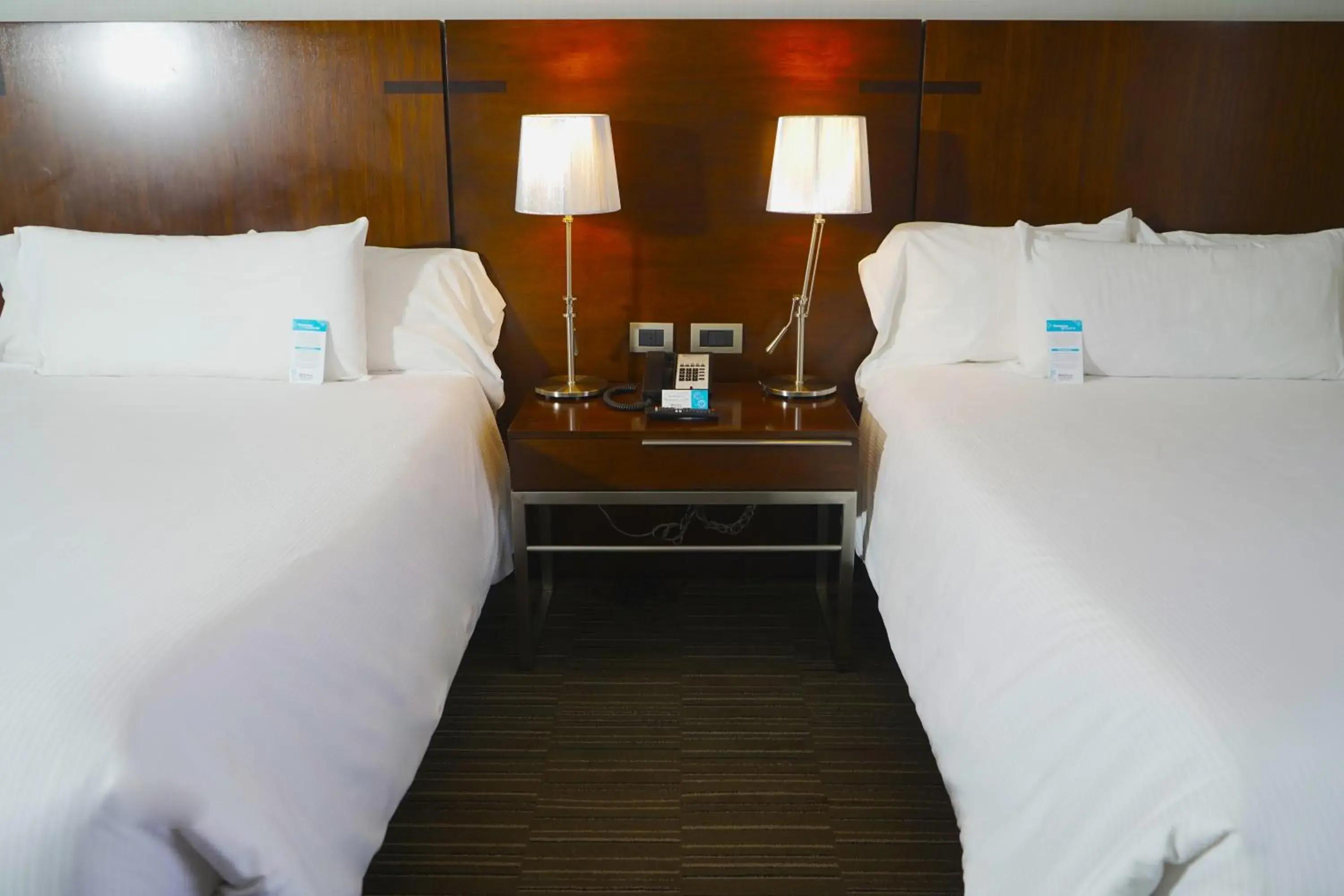 Bed in Hilton Garden Inn Santiago Airport Bed in Hilton Garden Inn Santiago Airport