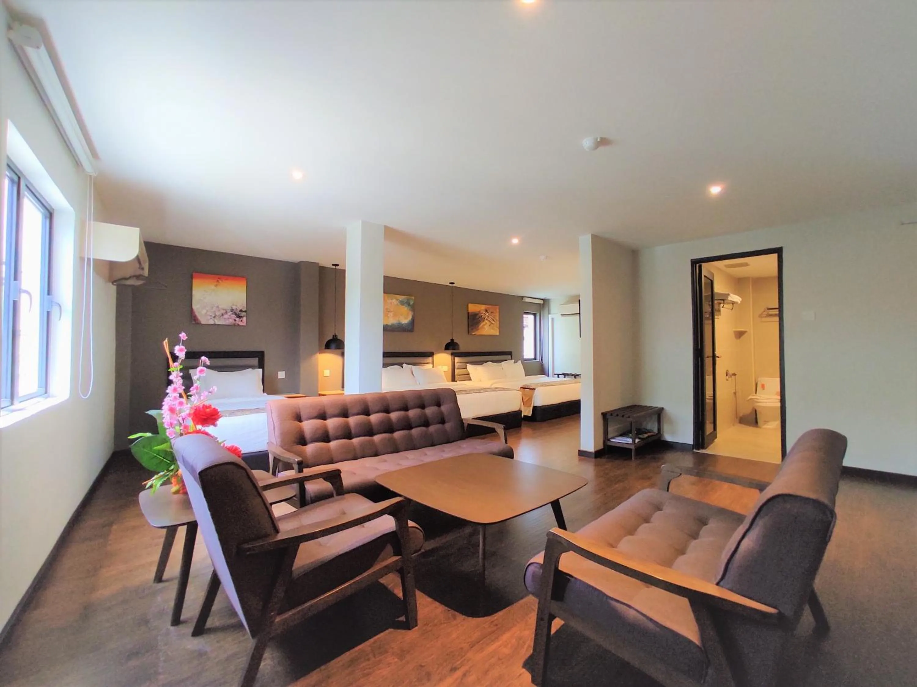 Living room in Apple Suites Hotel