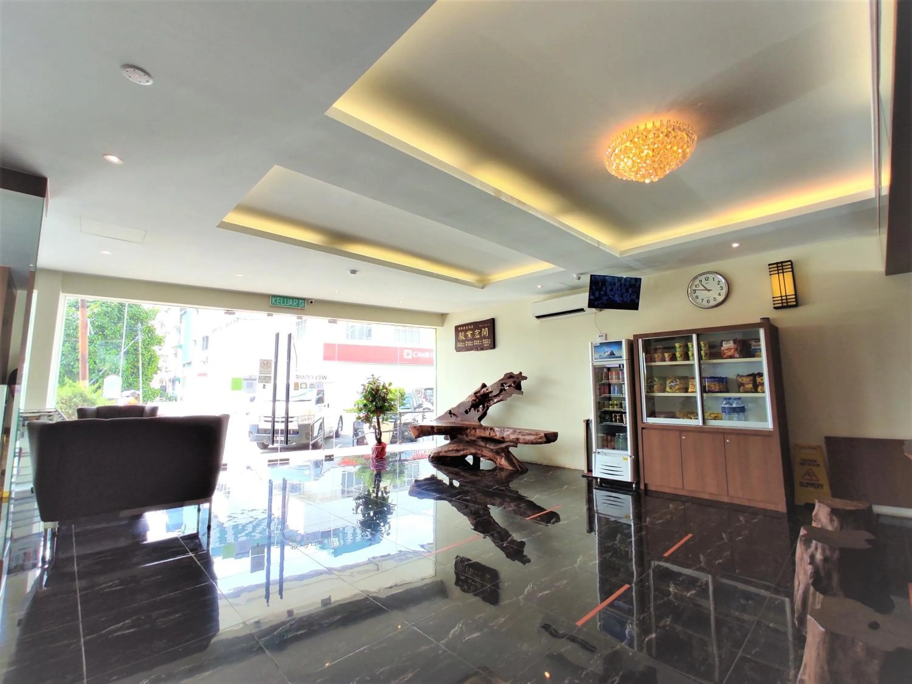 Lobby or reception in Apple Suites Hotel