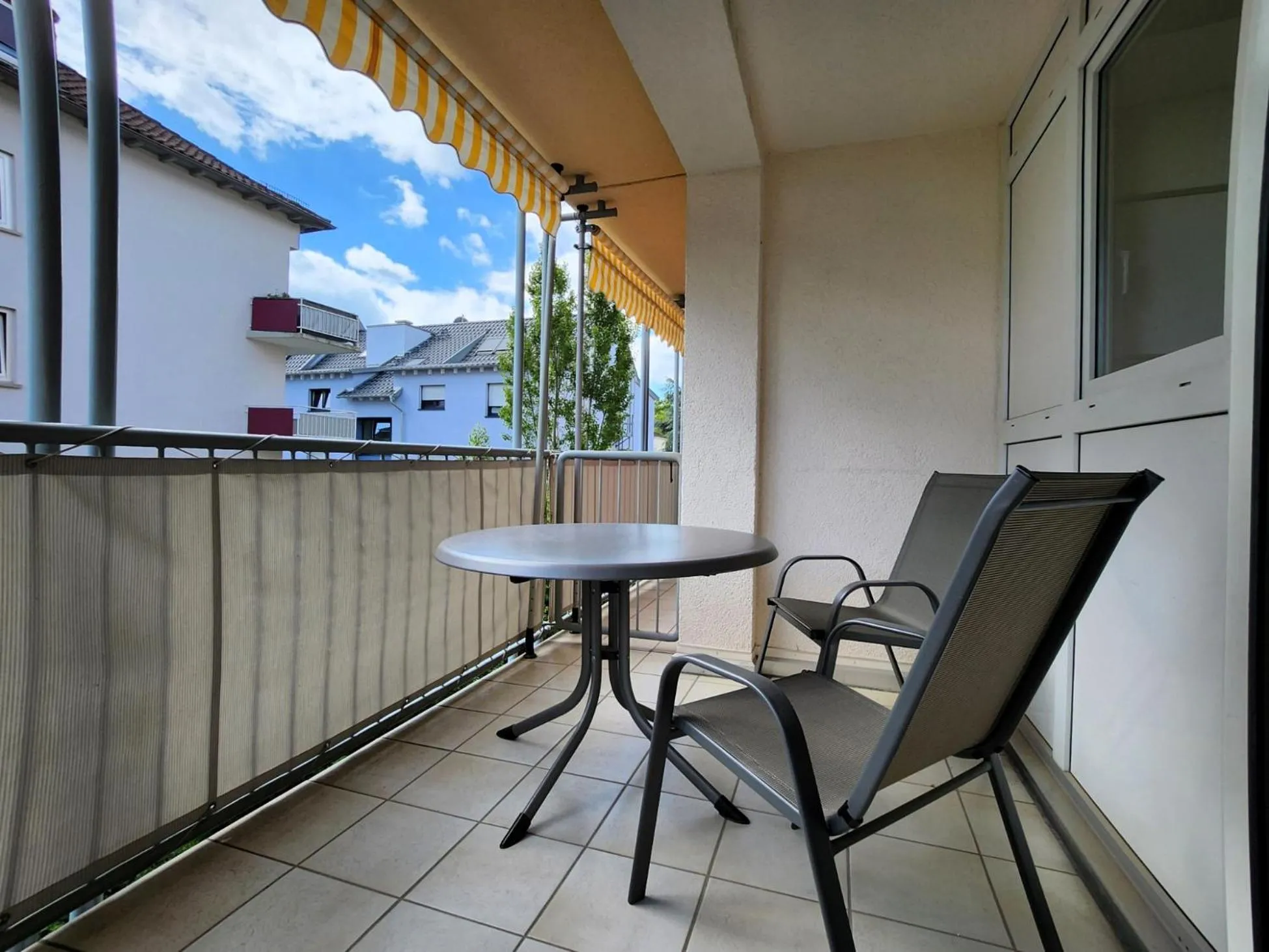 Balcony/Terrace in Innovative 2-Zimmer-Ferienwohnung am Kurpark 206