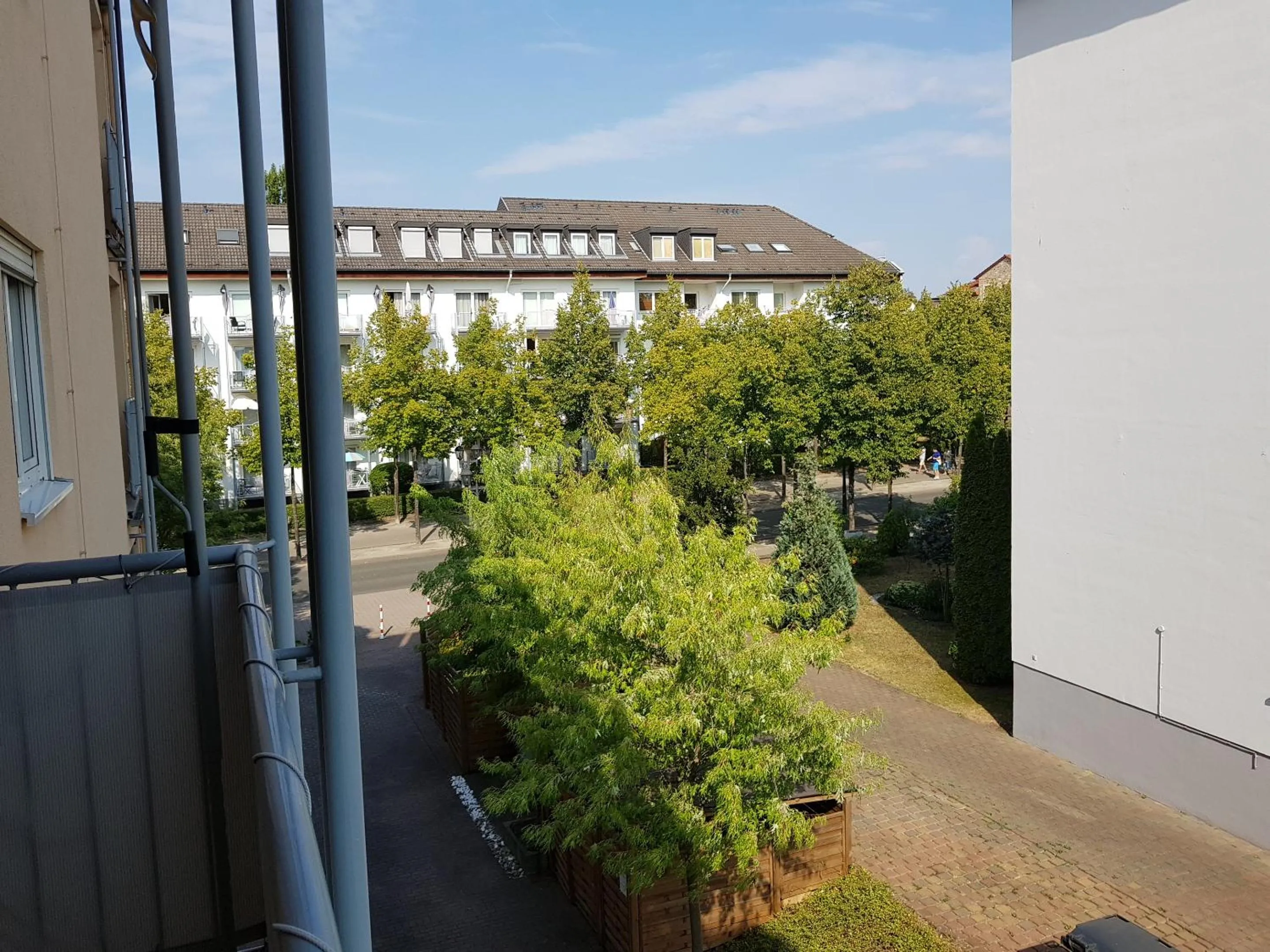 Balcony/Terrace in Innovative 2-Zimmer-Ferienwohnung am Kurpark 206
