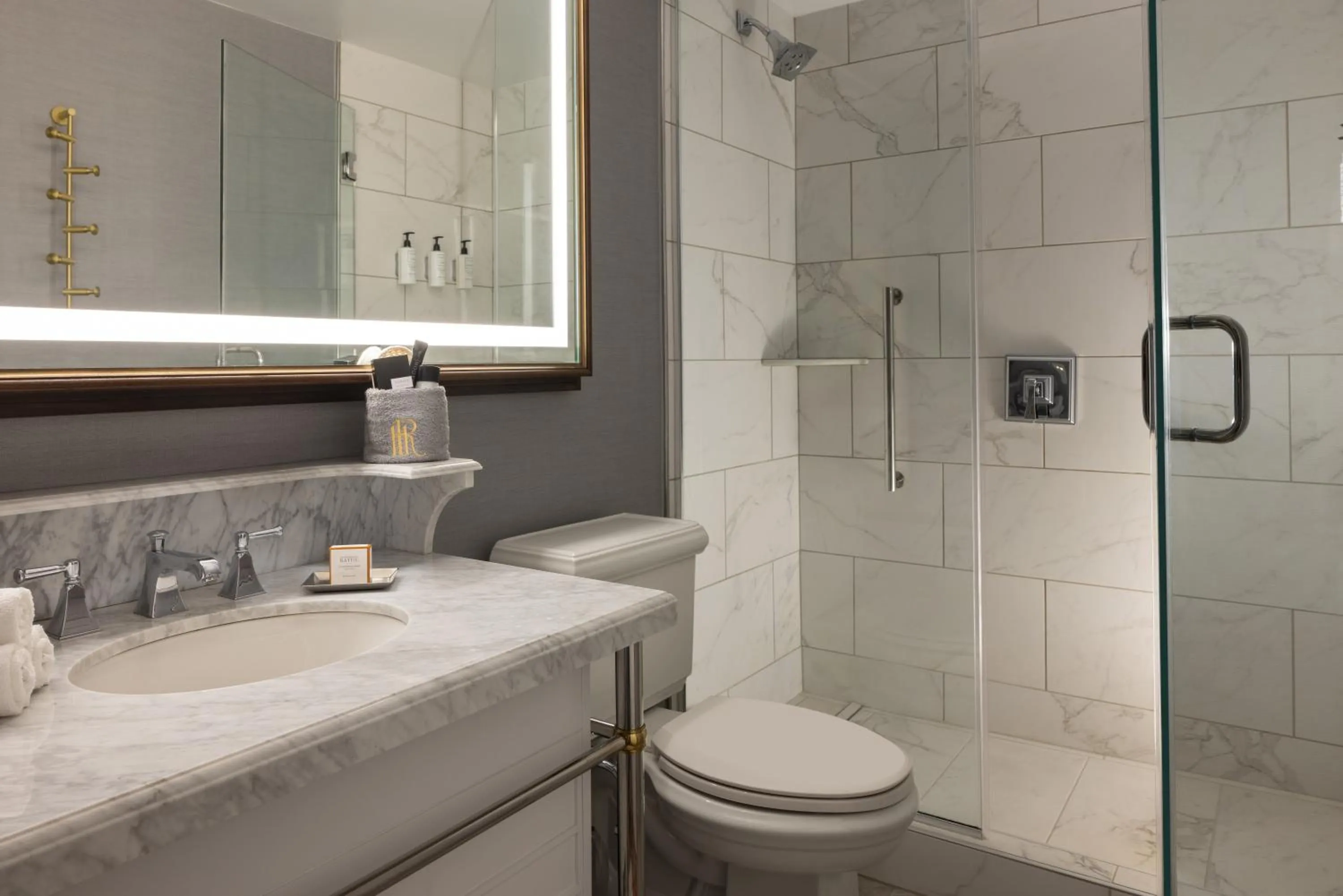 Bathroom in Hotel Roanoke & Conference Center, Curio Collection by Hilton