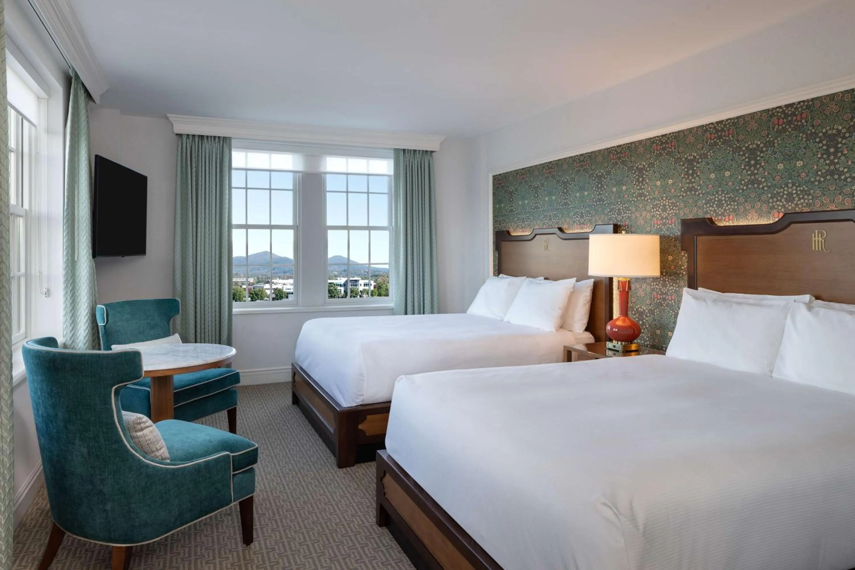 Bed in Hotel Roanoke & Conference Center, Curio Collection by Hilton