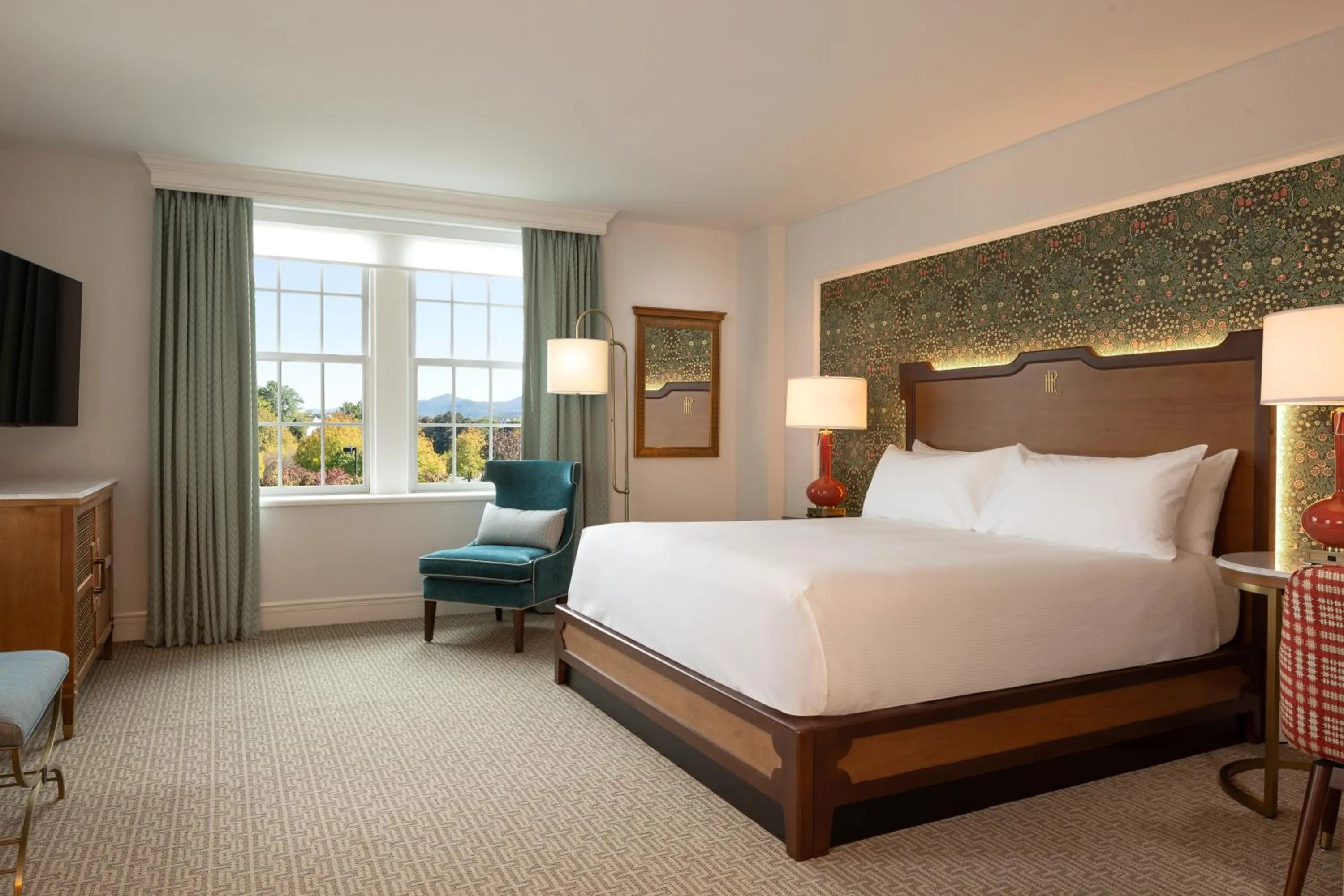 Bed in Hotel Roanoke & Conference Center, Curio Collection by Hilton