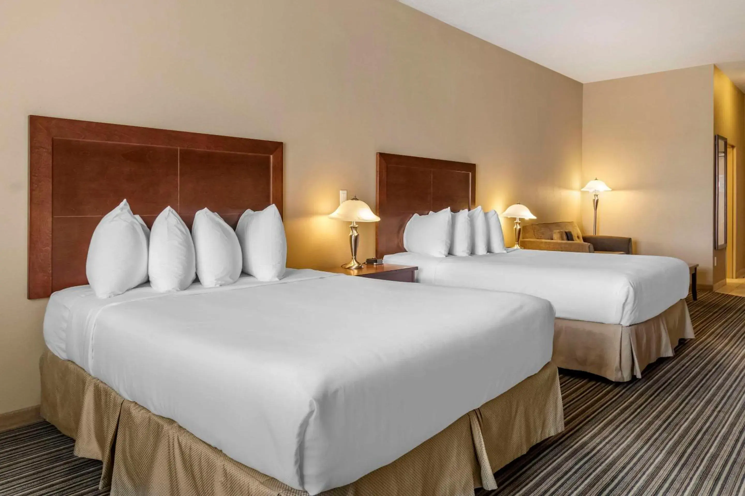 Deluxe Room with Two Queen Beds - Non-Smoking in Quality Inn & Suites Deluxe Room with Two Queen Beds - Non-Smoking in Quality Inn & Suites